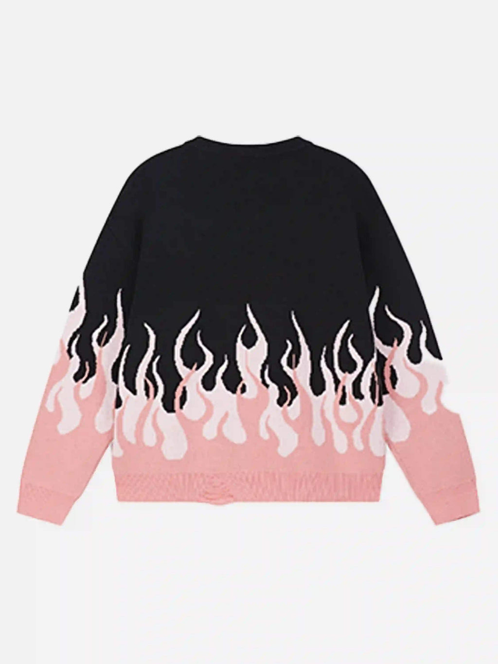Disguisen American Flame Crewneck Destroyed Sweater