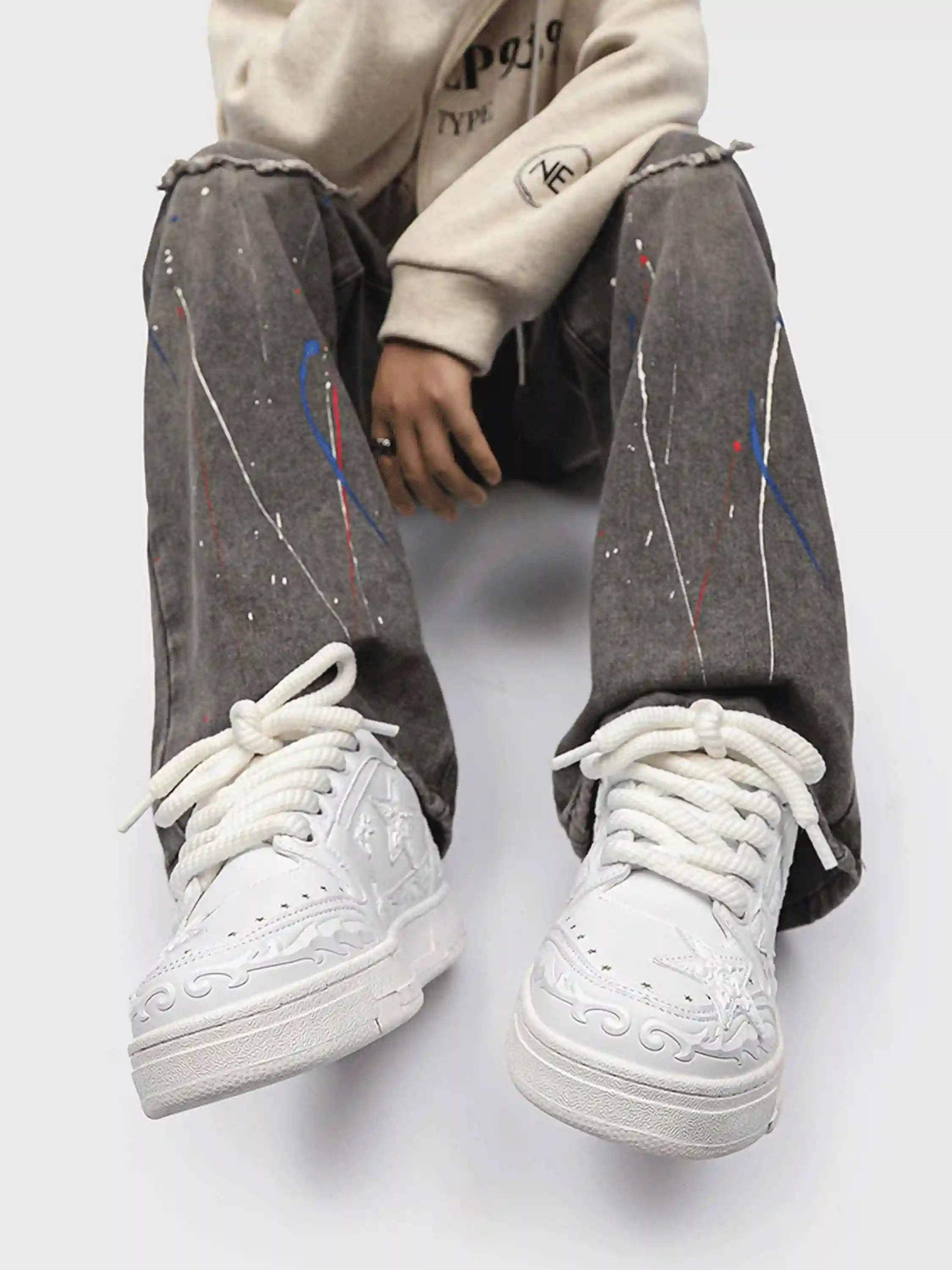 Disguisen Hip-Hop Star Embossed Sneakers