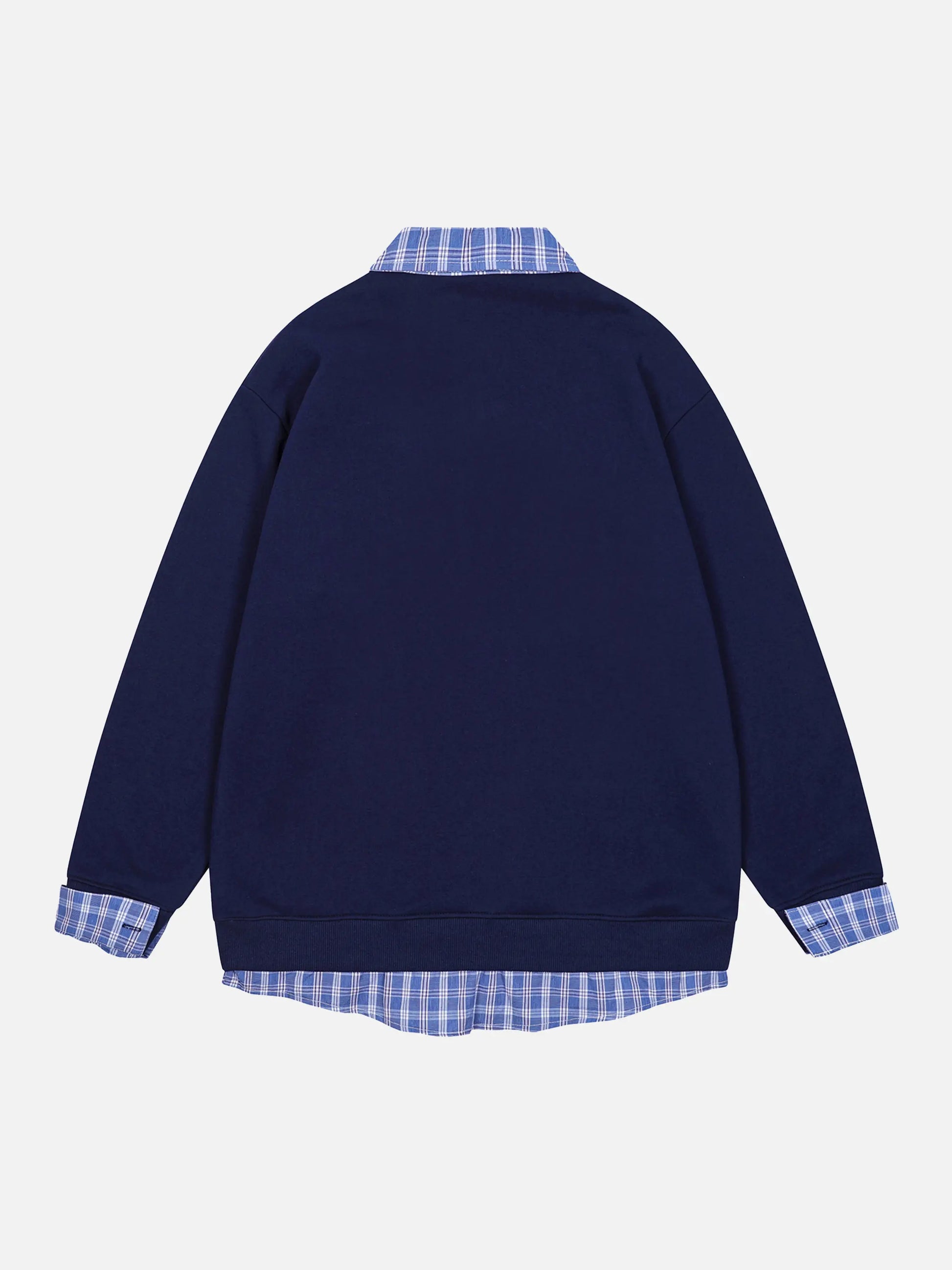 Cartoon Dachshund Embroidered Sweatshirt