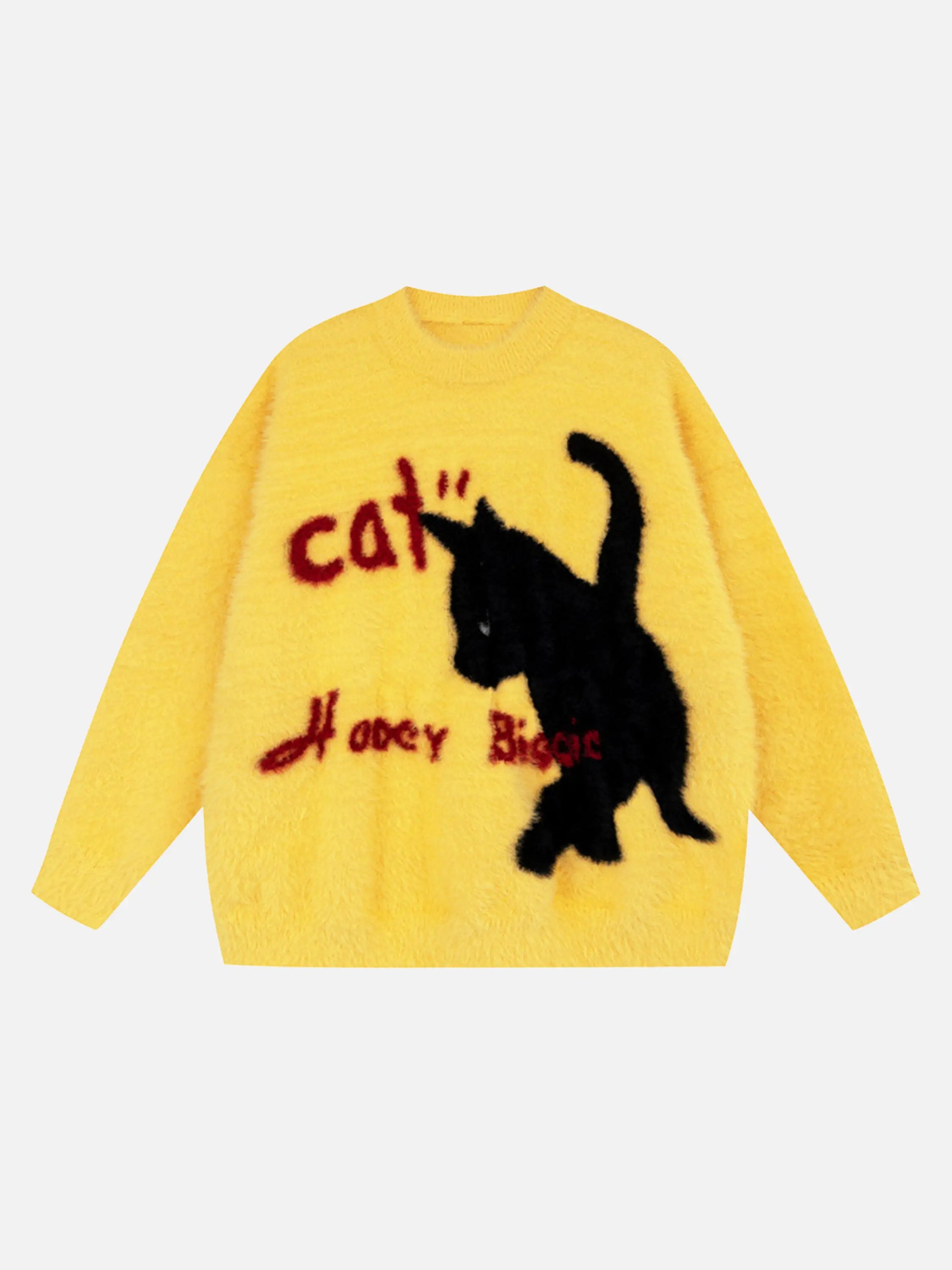 Disguisen Kitten Jacquard Mohair Sweater