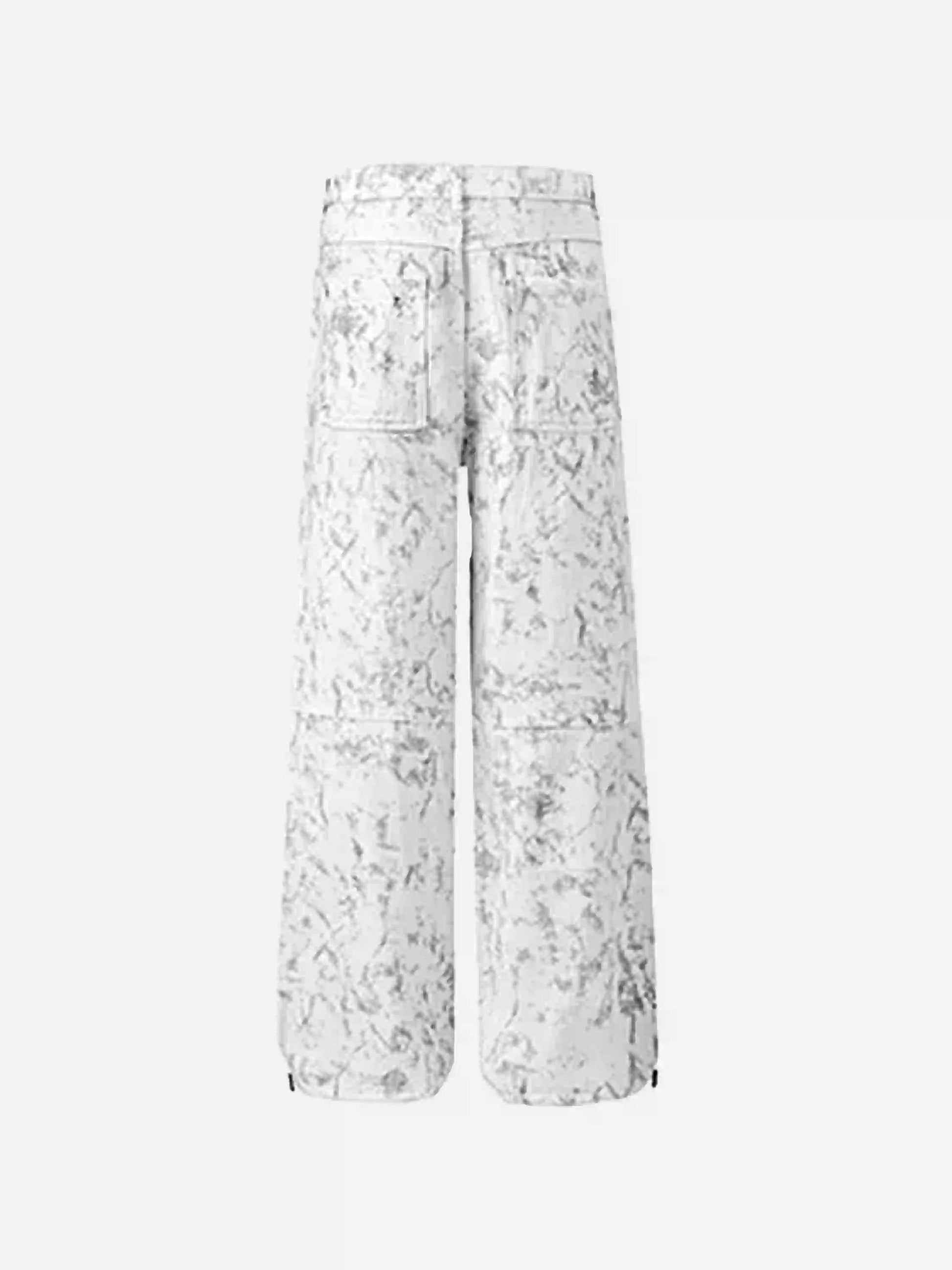 Disguisen American Retro Style Multi-Pocket Overalls