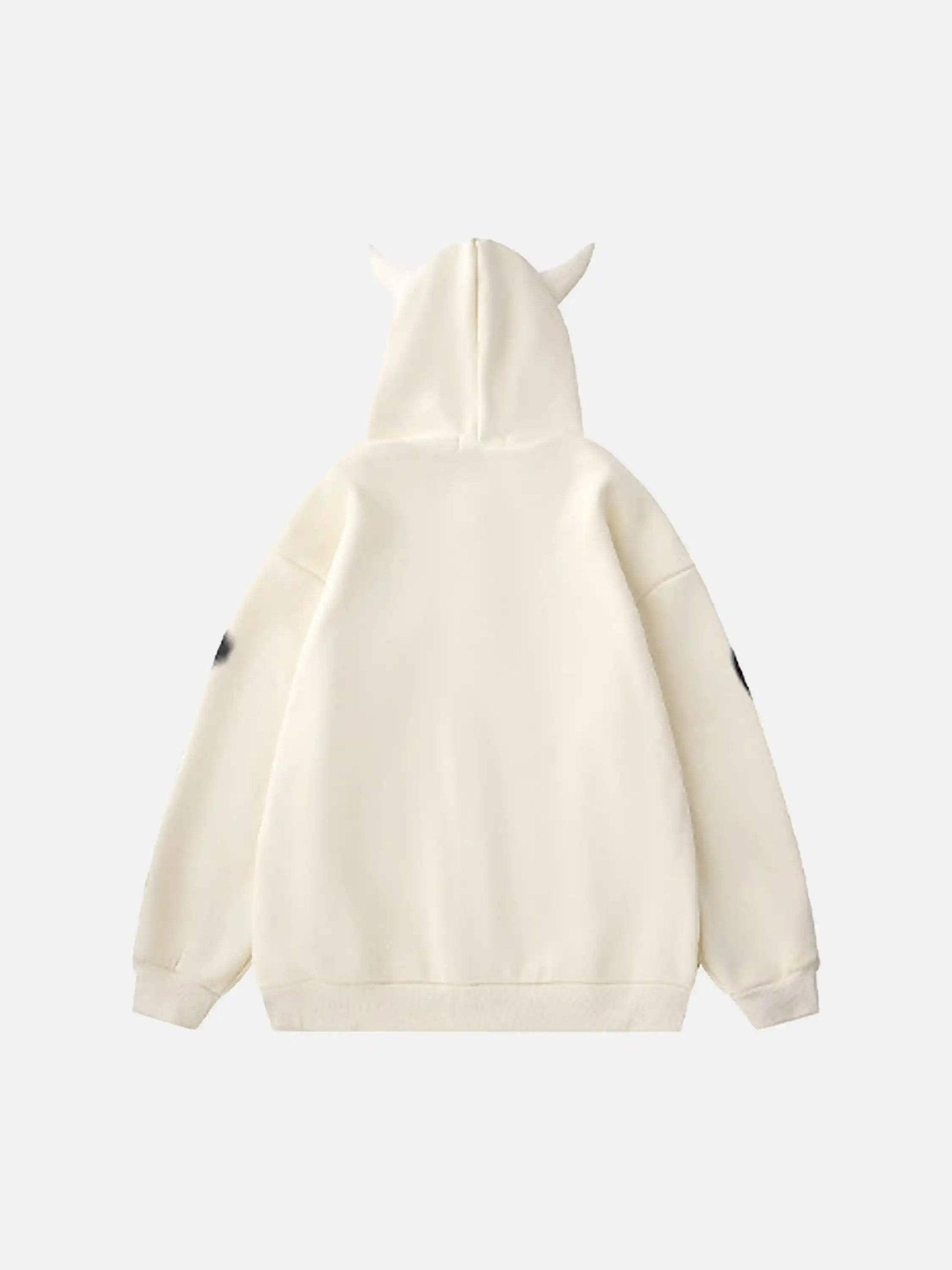 Disguisen Hip-Hop Graffiti Fleece Horn