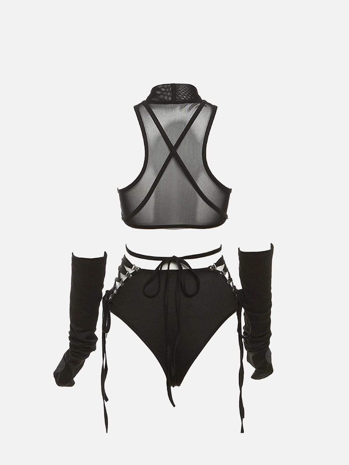 Disguisen Sexy Suspender Removable Bodysuit