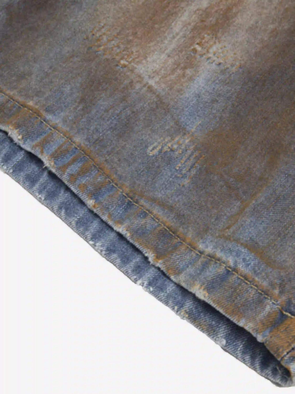 Disguisen American Style Wasteland Style Wide-Leg Denim Jorts