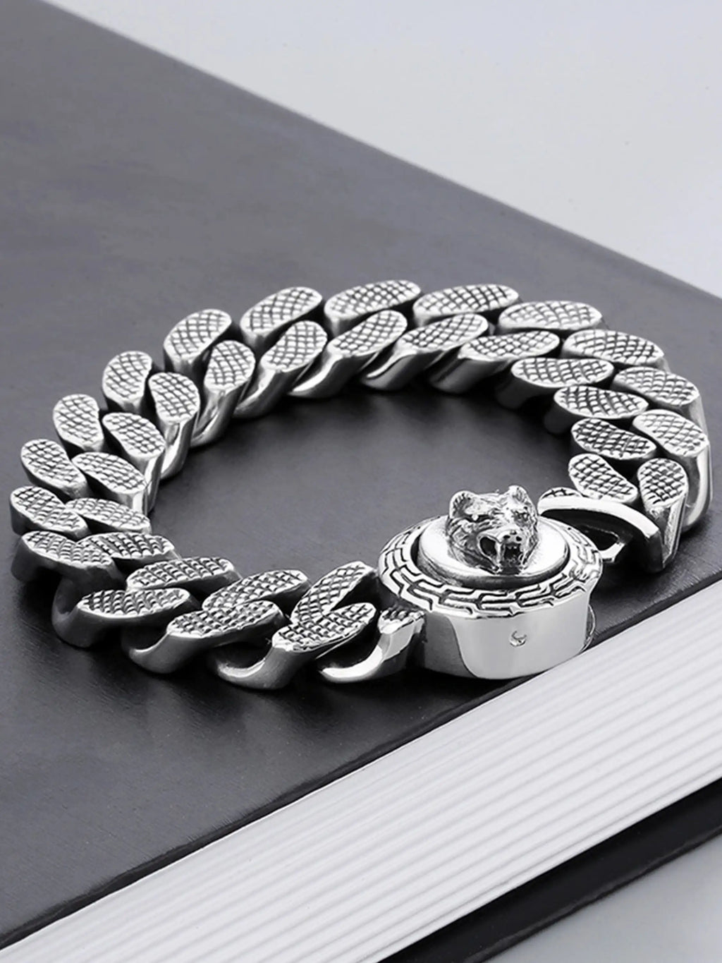 Wolf Head Cuban Bracelet