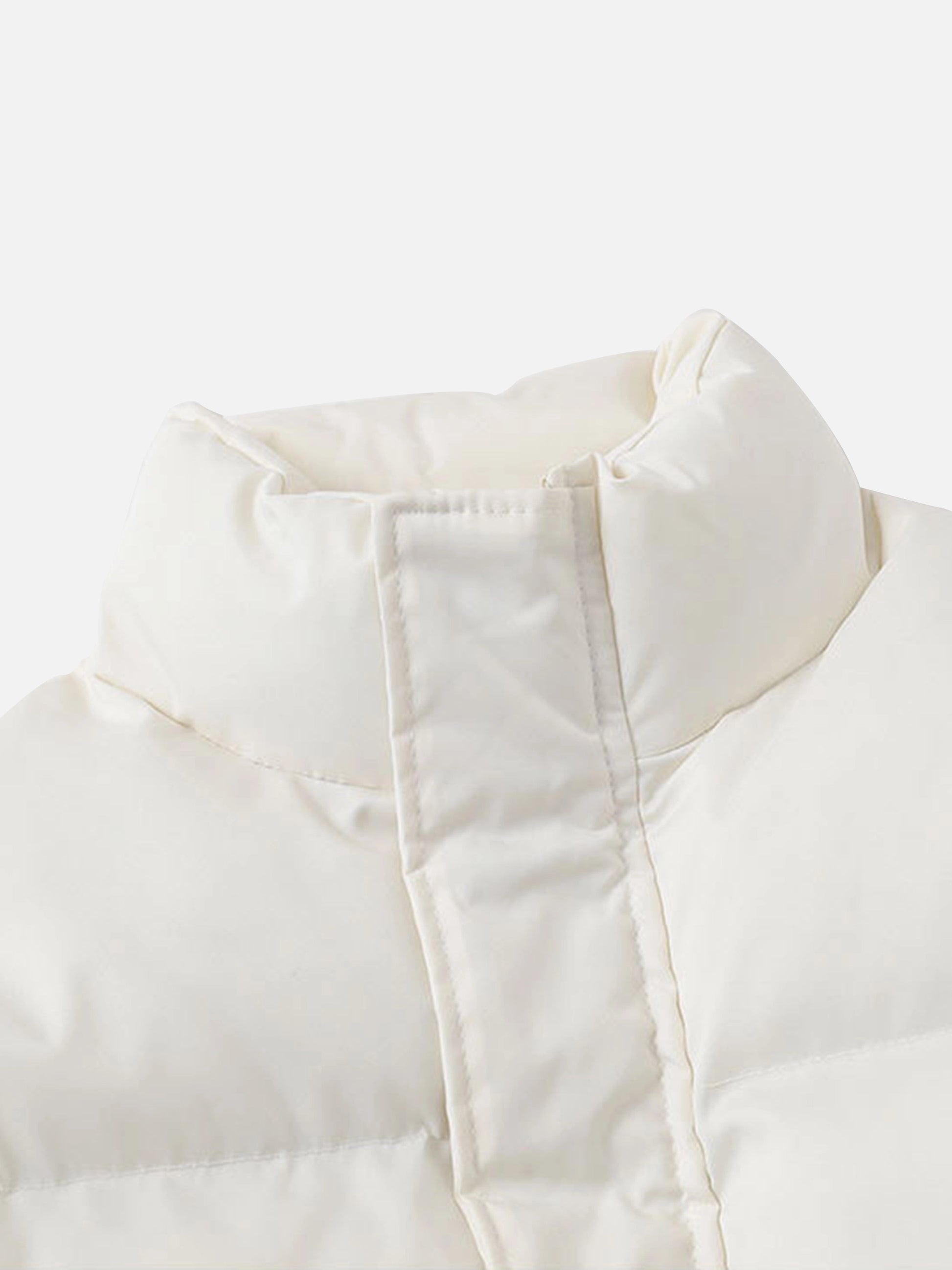 Solid Color Stand Collar Loose Coat