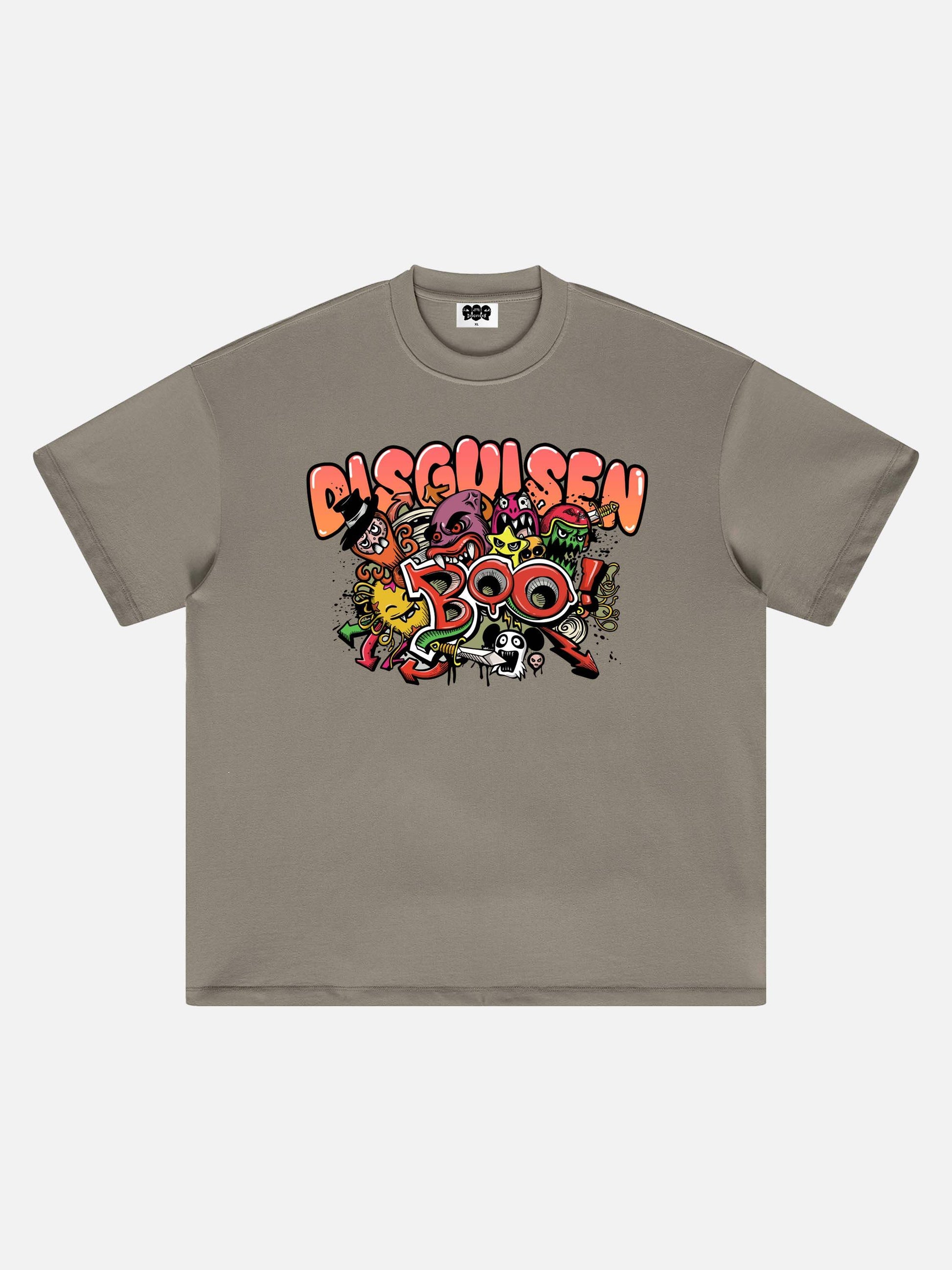 Disguisen Graffiti Cartoon Animal T-Shirt