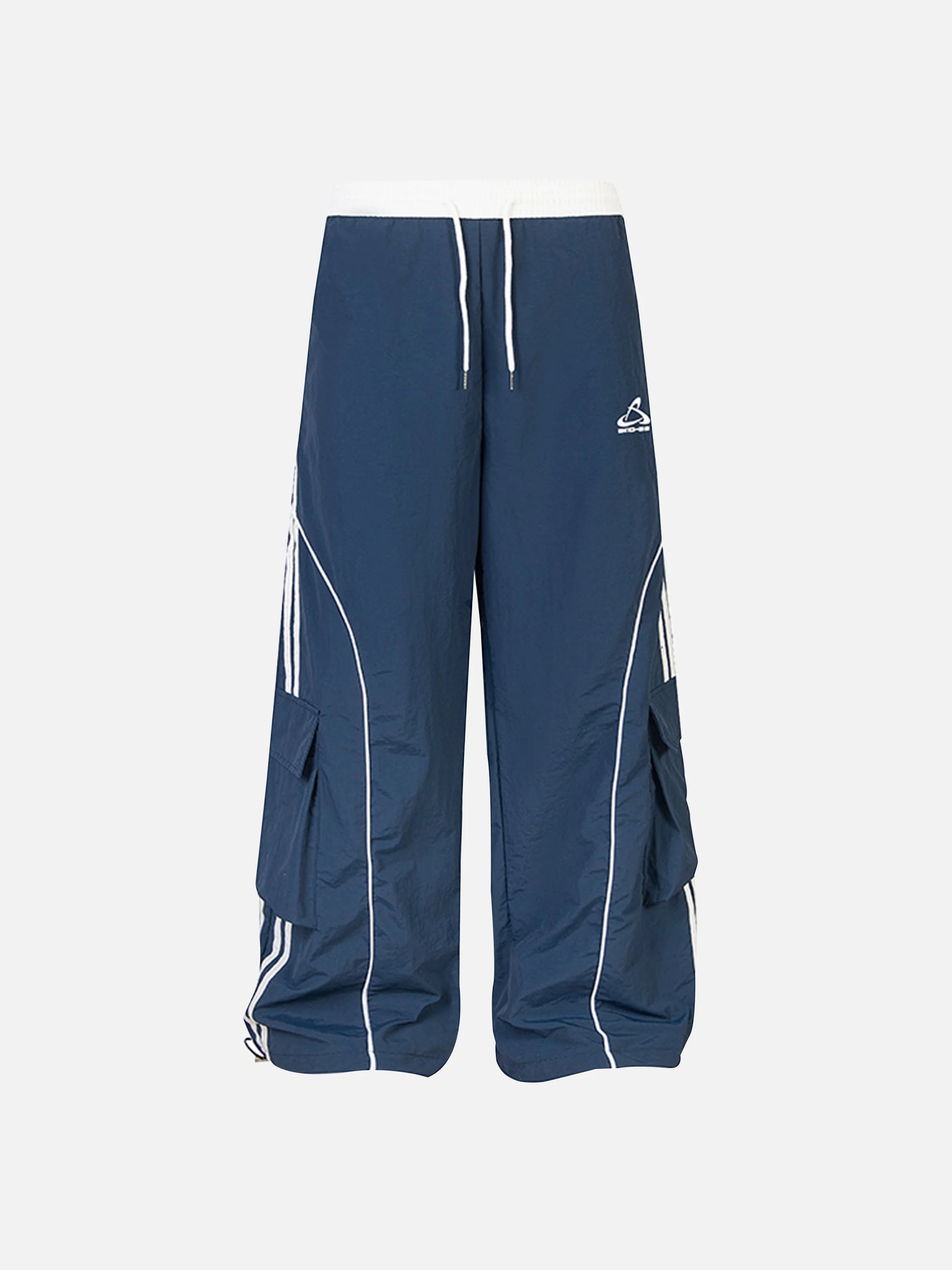 Disguisen Contrast Striped Drawstring Sweatpants