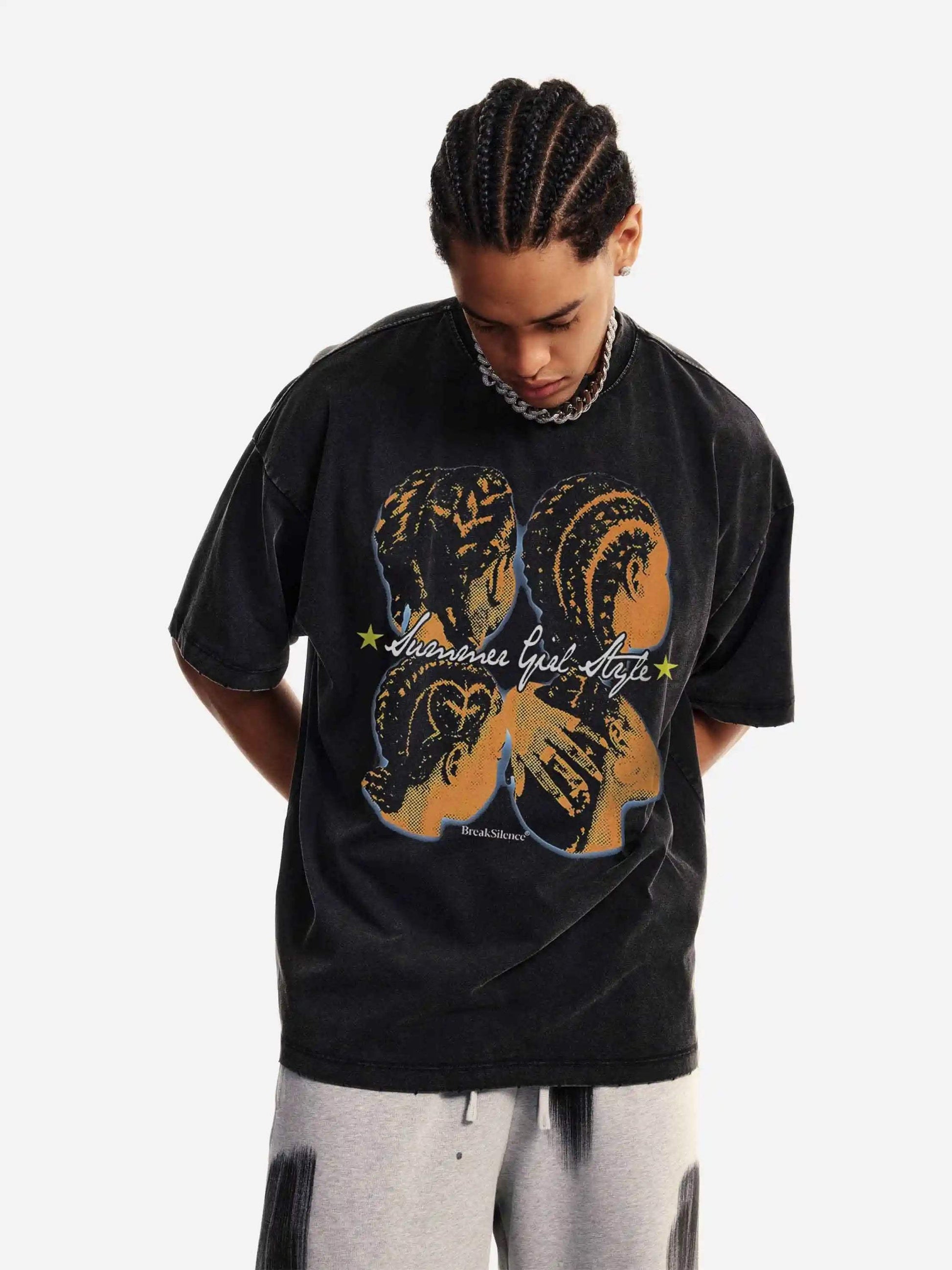 Disguisen Street Hip-Hop Retro T-Shirt