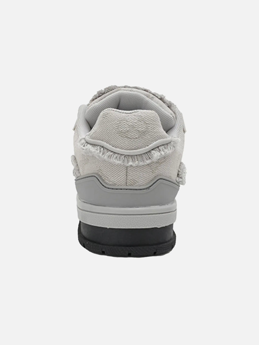 Denim Fringed Sneakers