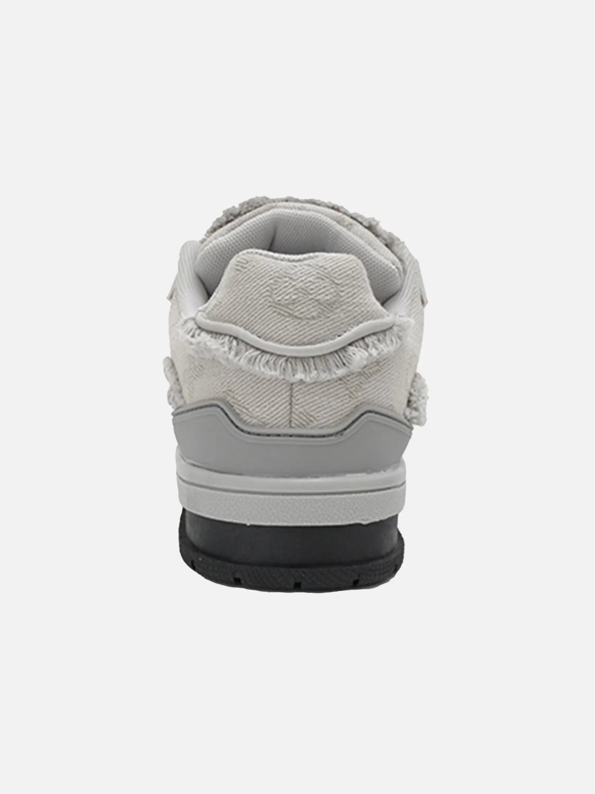 Denim Fringed Sneakers