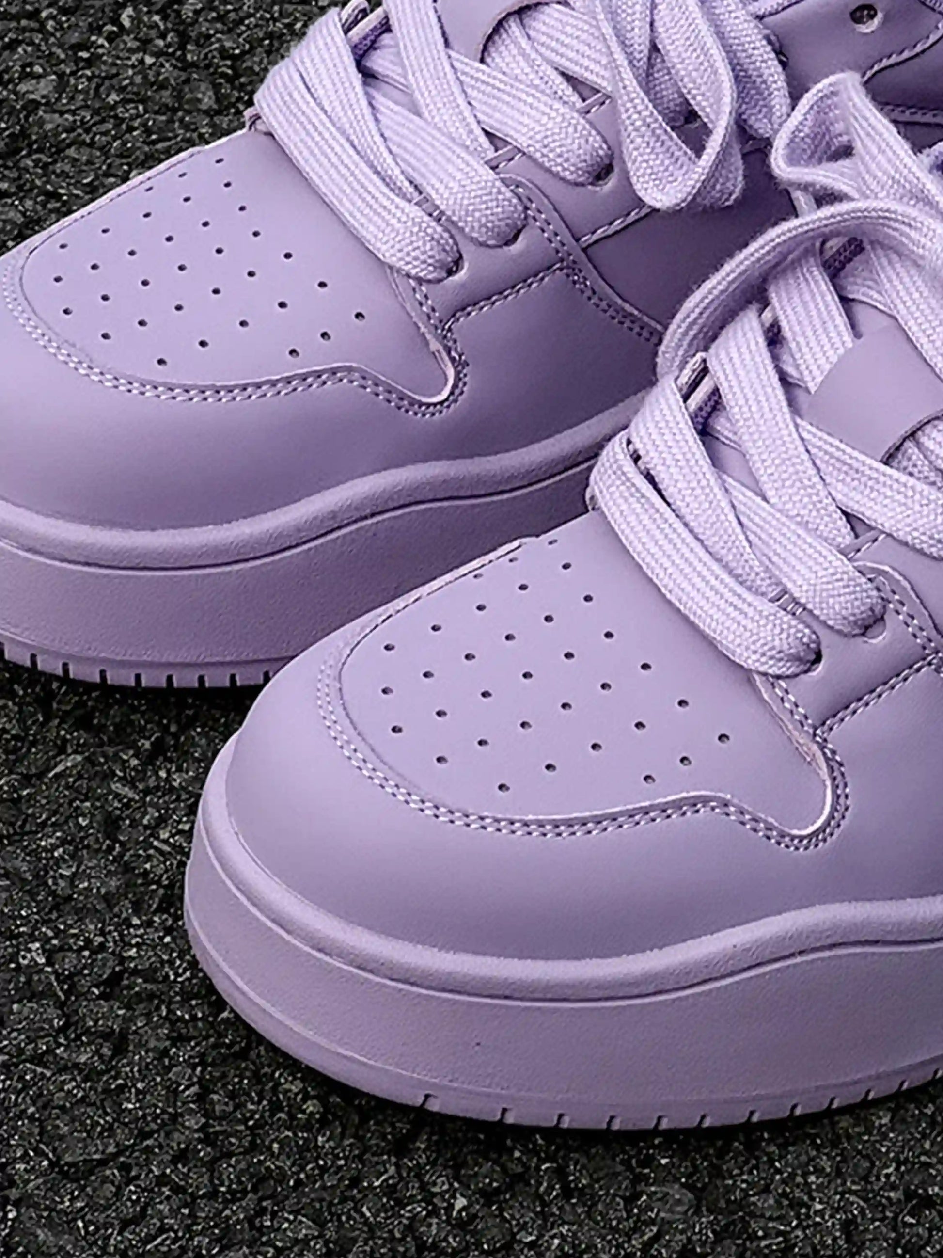 Purple Chunky Sneakers