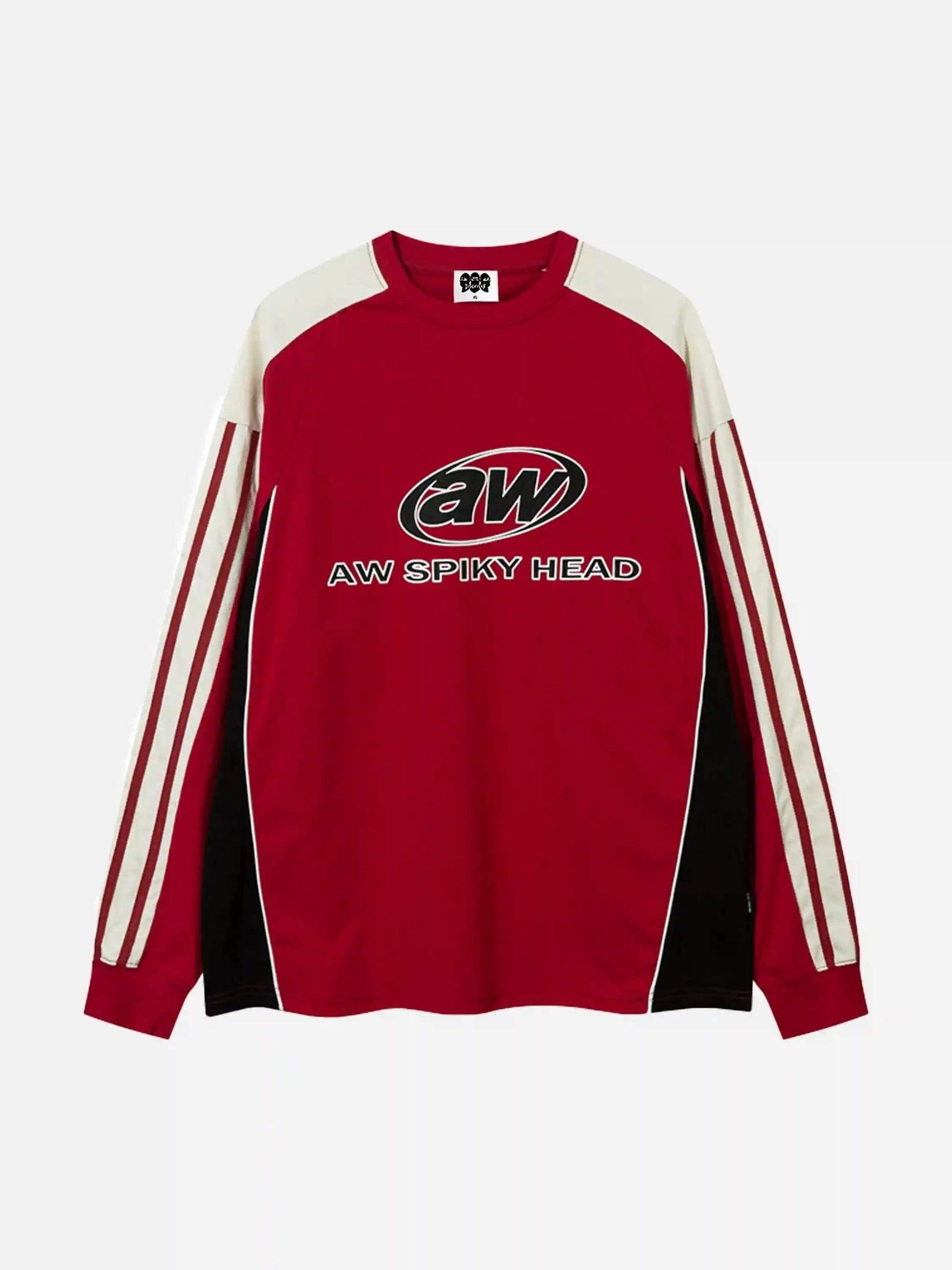 Disguisen Stripe Racing Long Sleeve Tee
