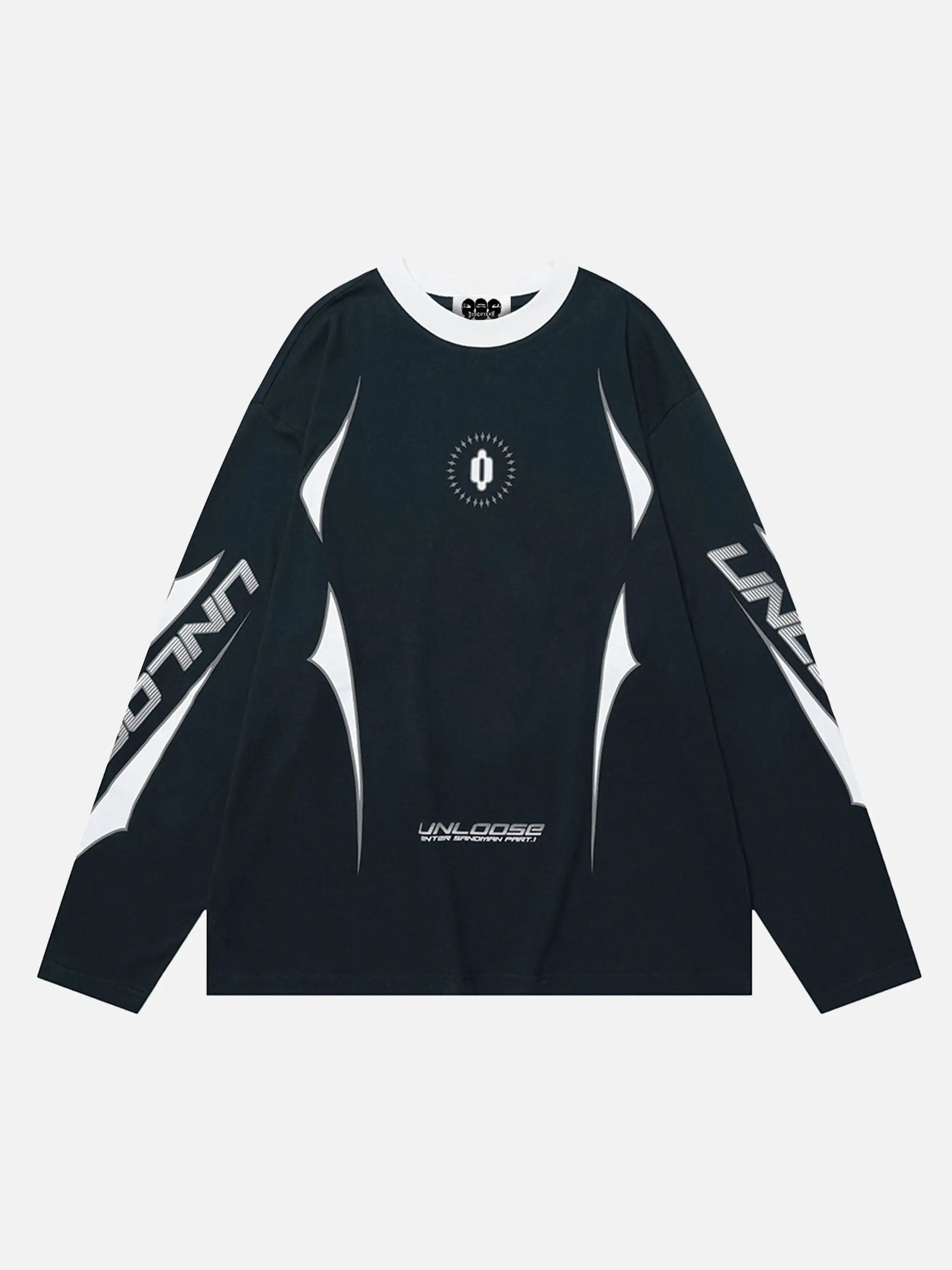 Disguisen Vintage Contrast Print Long Sleeve T-shirt