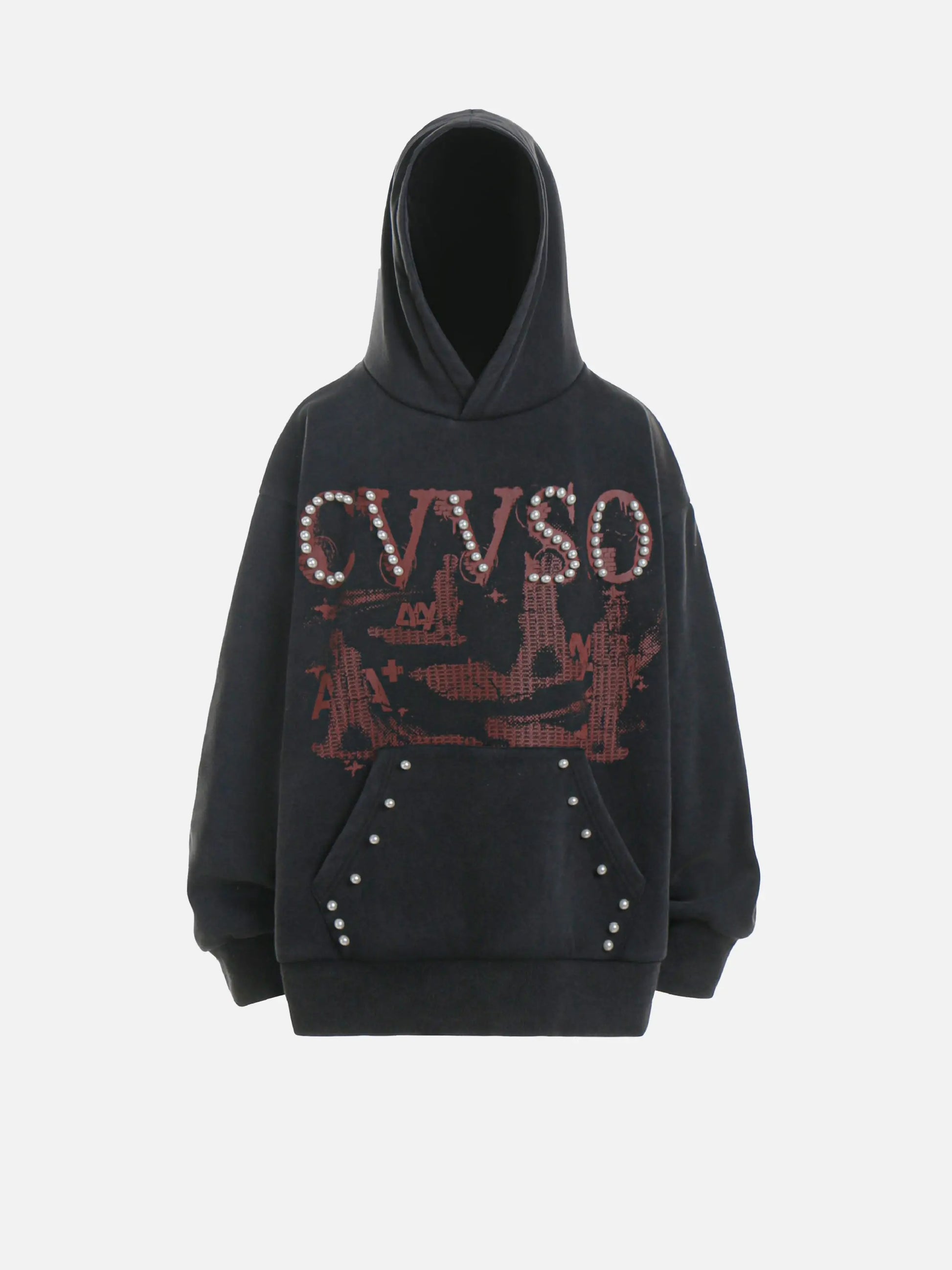 Disguisen Vintage Distressed Pearls Hoodie