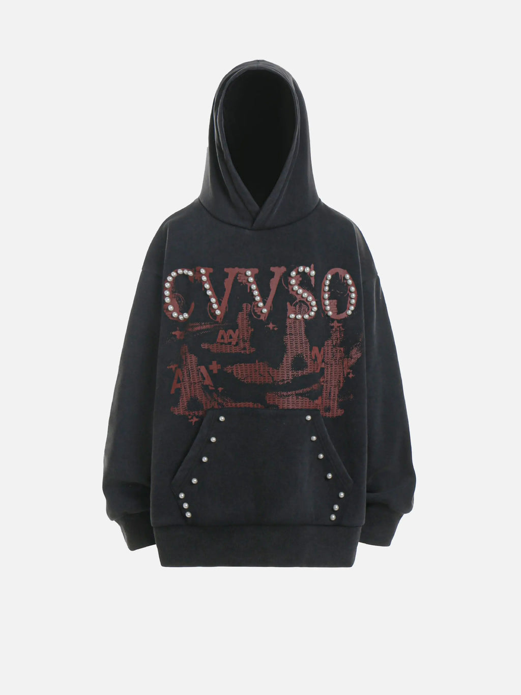 Disguisen Vintage Distressed Pearls Hoodie