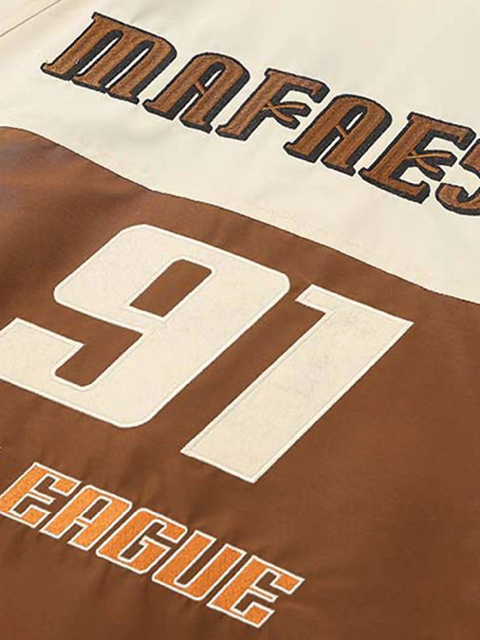 Racing Embroidered Patchwork Jacket