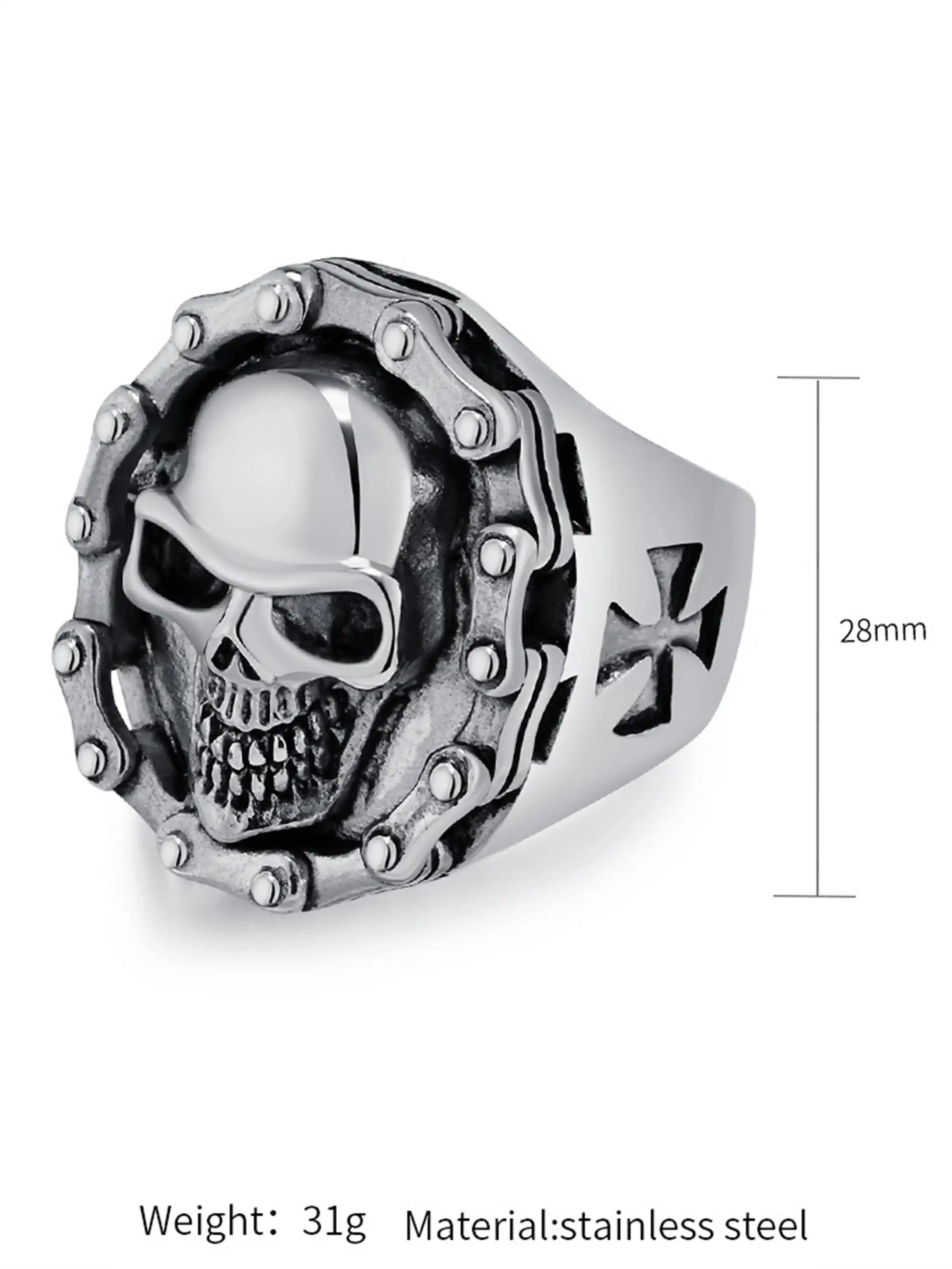 Vintage Skull Ring