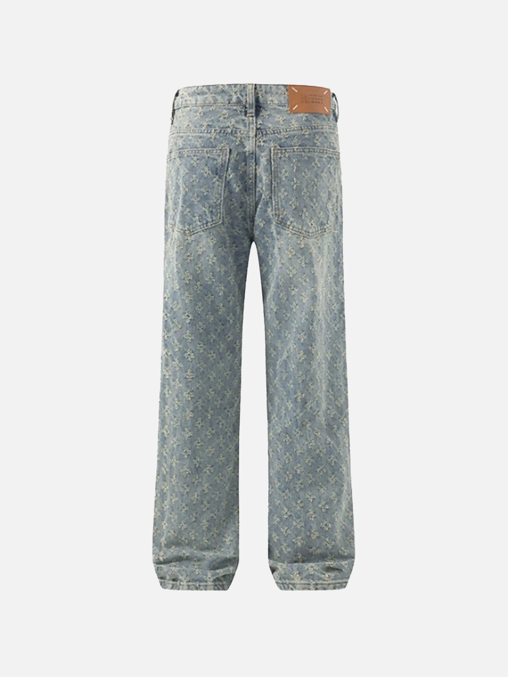 Disguisen American Retro Floral Personalized Jeans