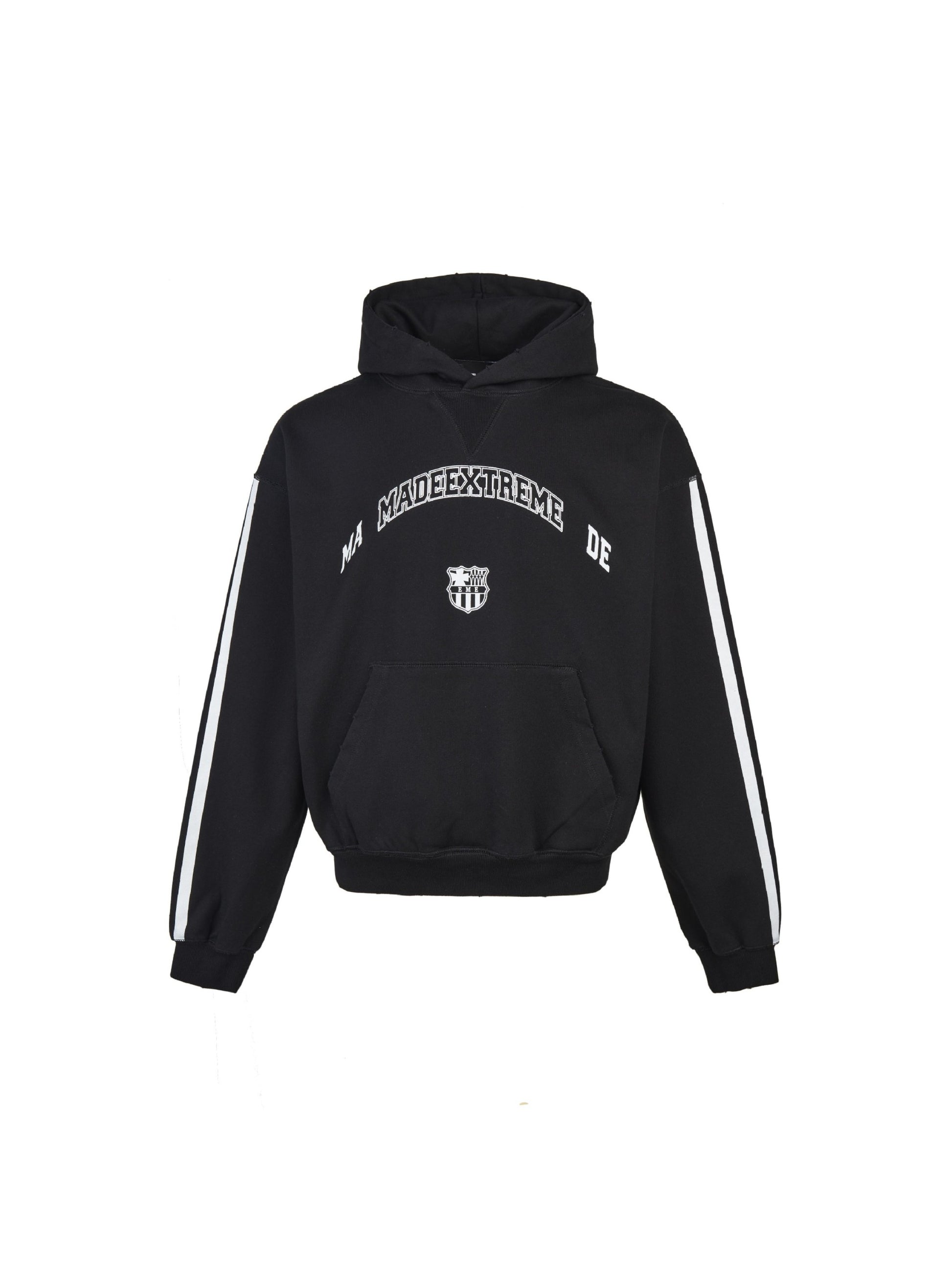 Vintage Stripe Print Hoodie