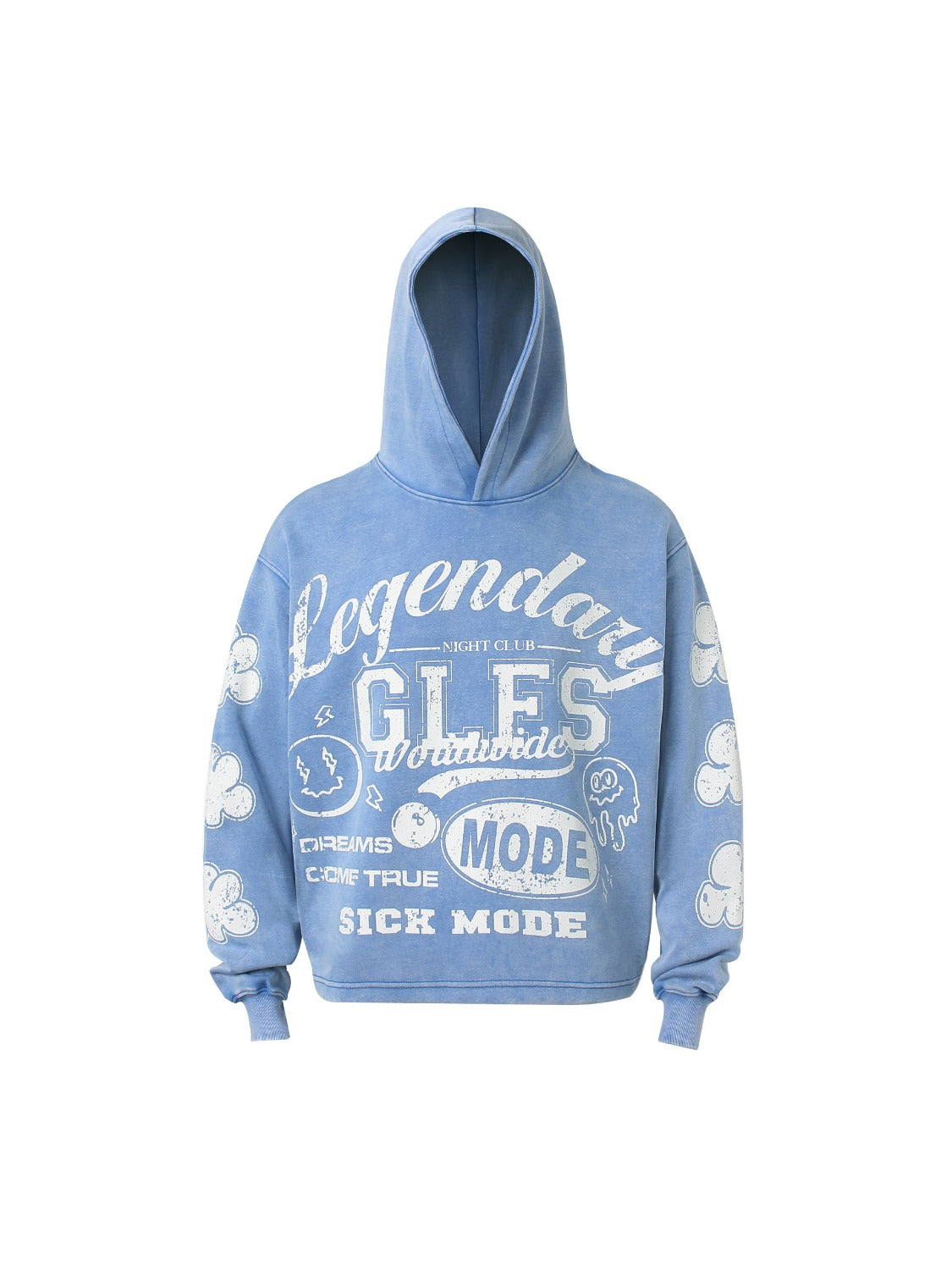 High Street Print Letter Hoodie