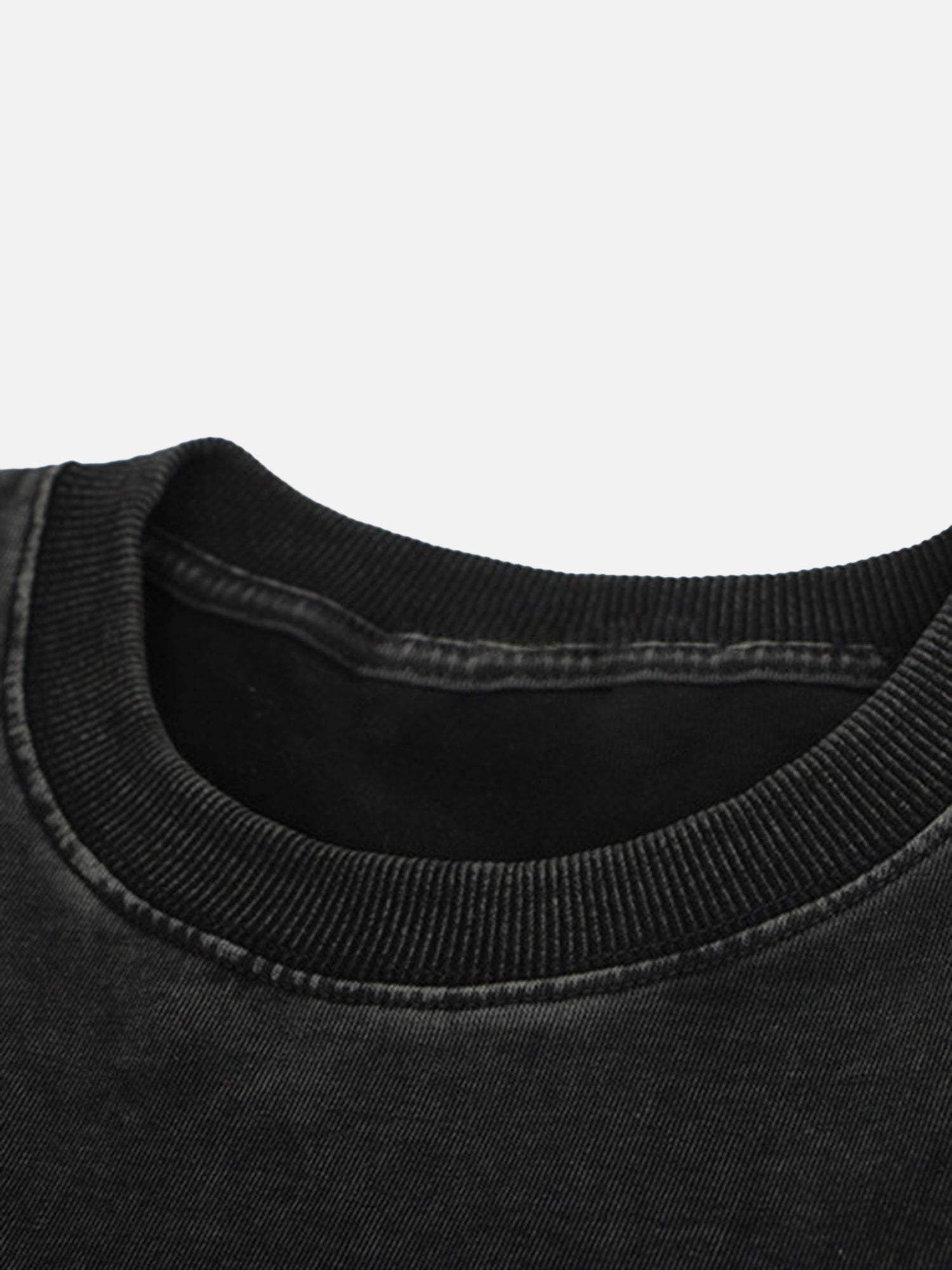 Disguisen Doberman Print Washed Vintage T-shirt