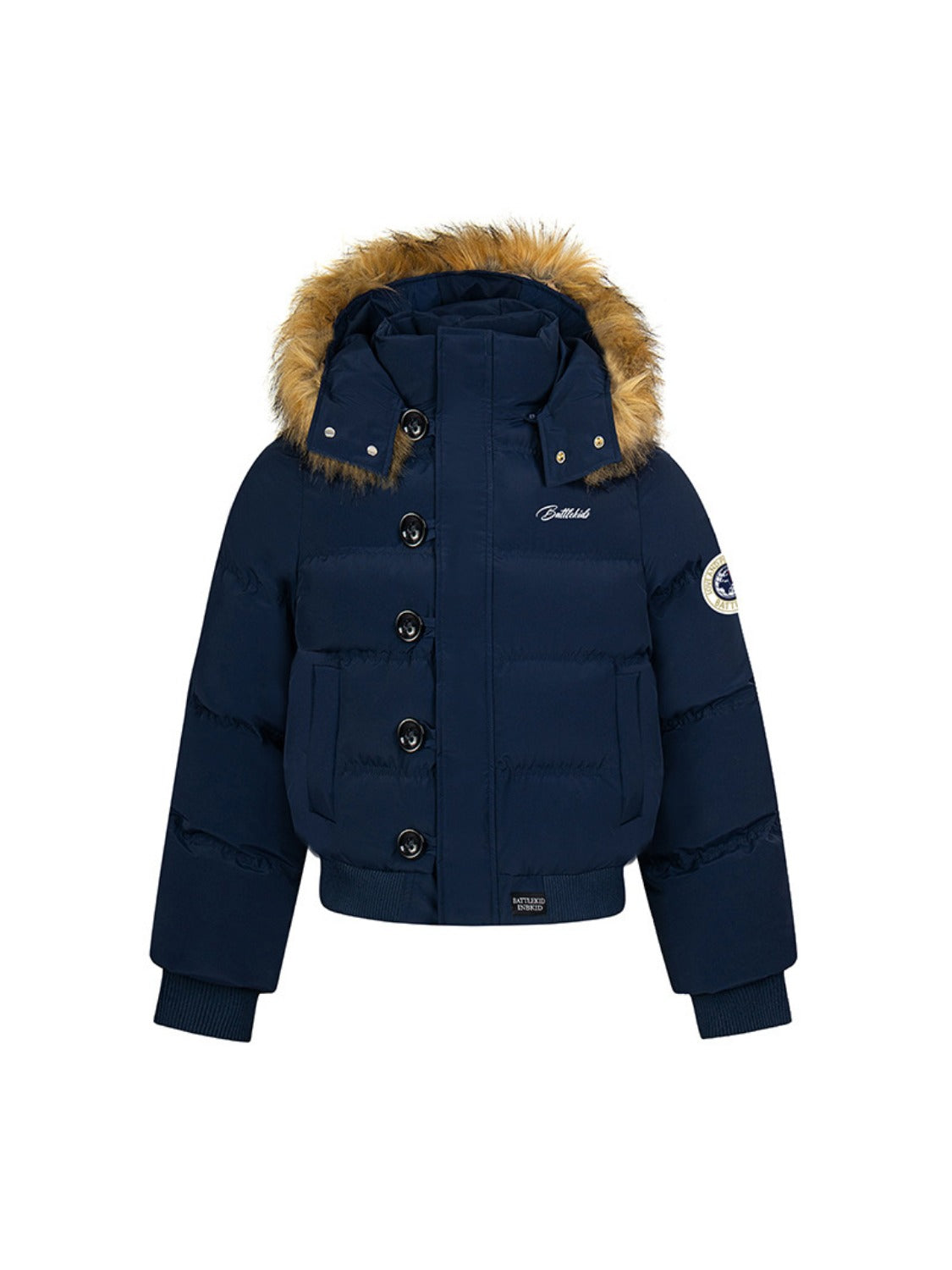 Winter Big Collar Removable Coat