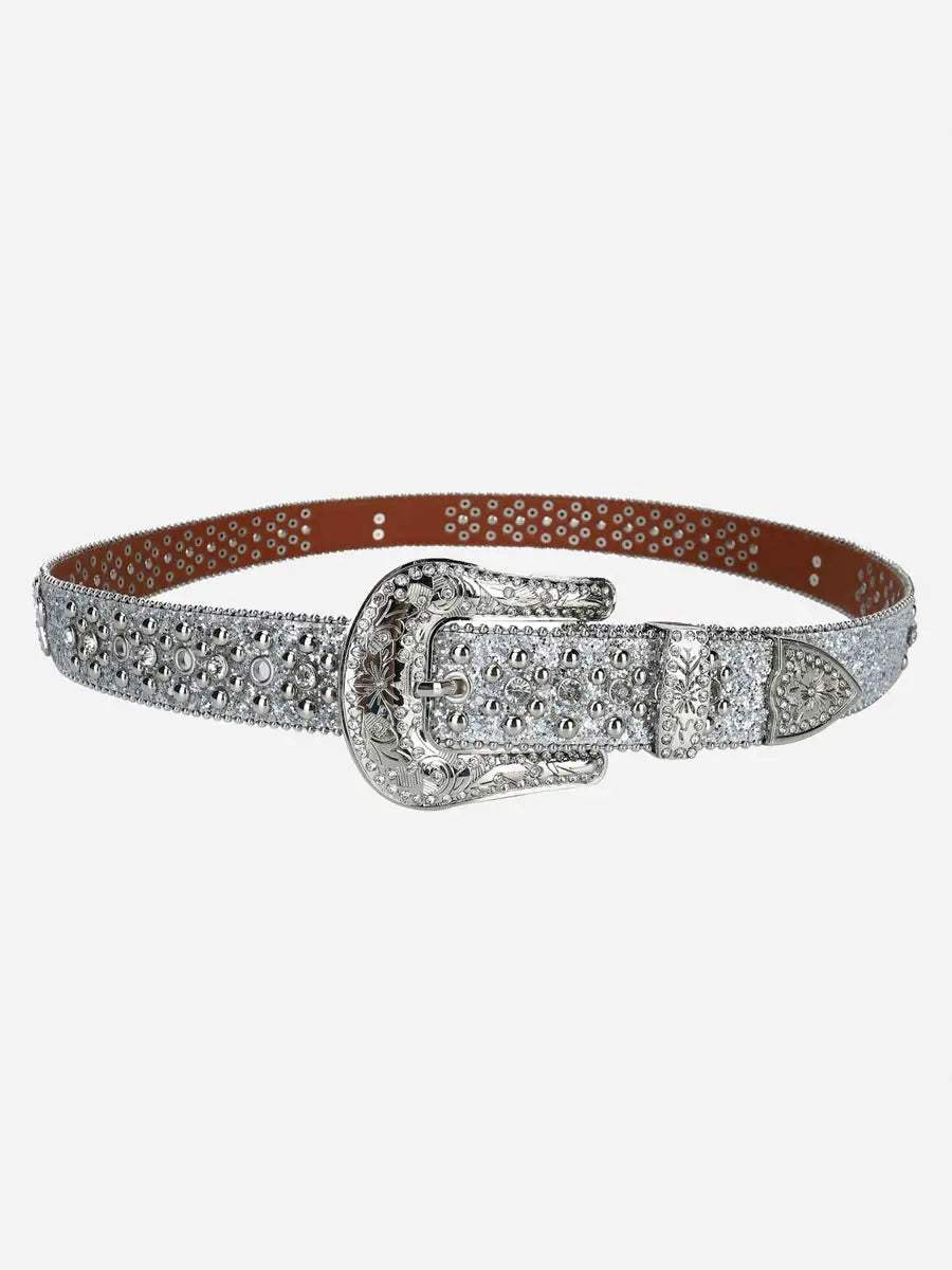 Disguisen Studded Rhinestone Belt