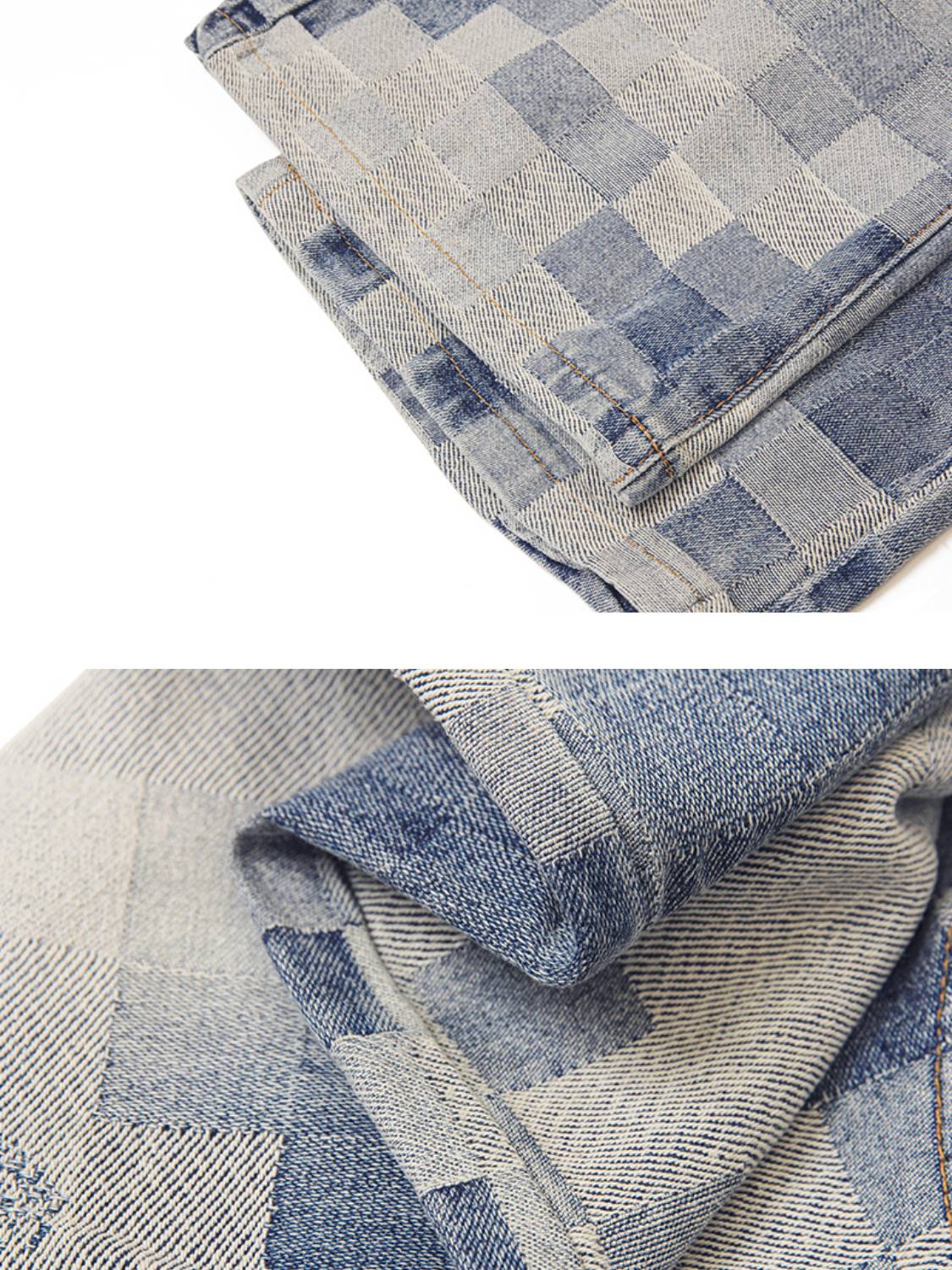 Mosaic Straight-leg Jeans