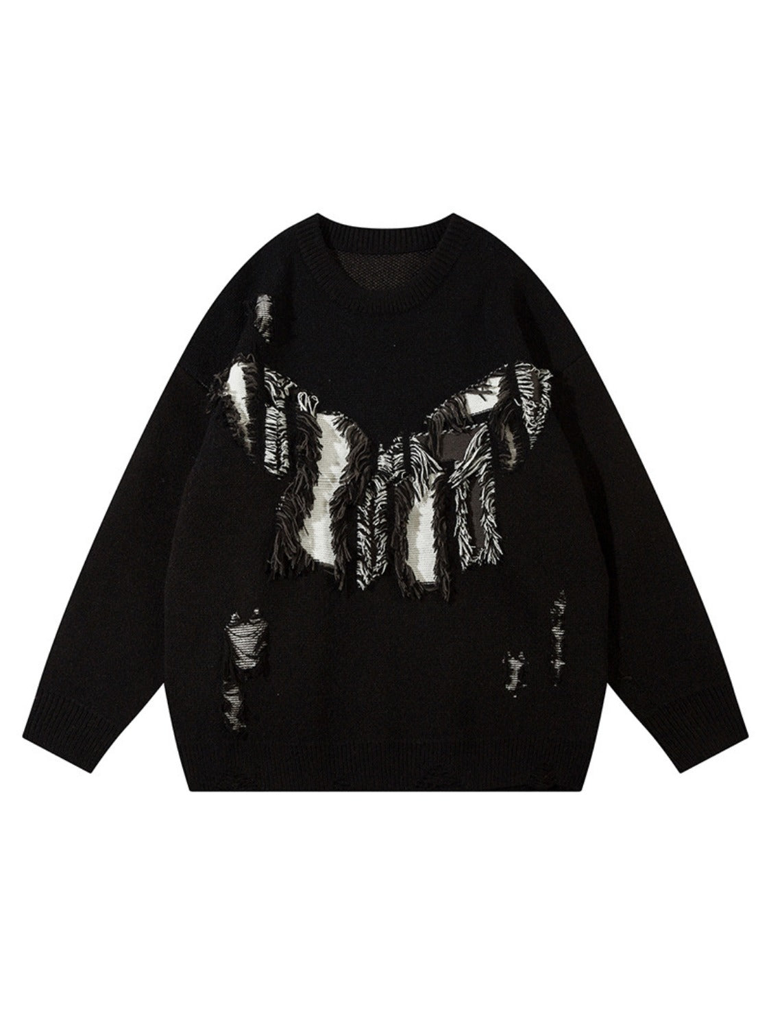 Vintage High Street Ripped Butterfly Sweater