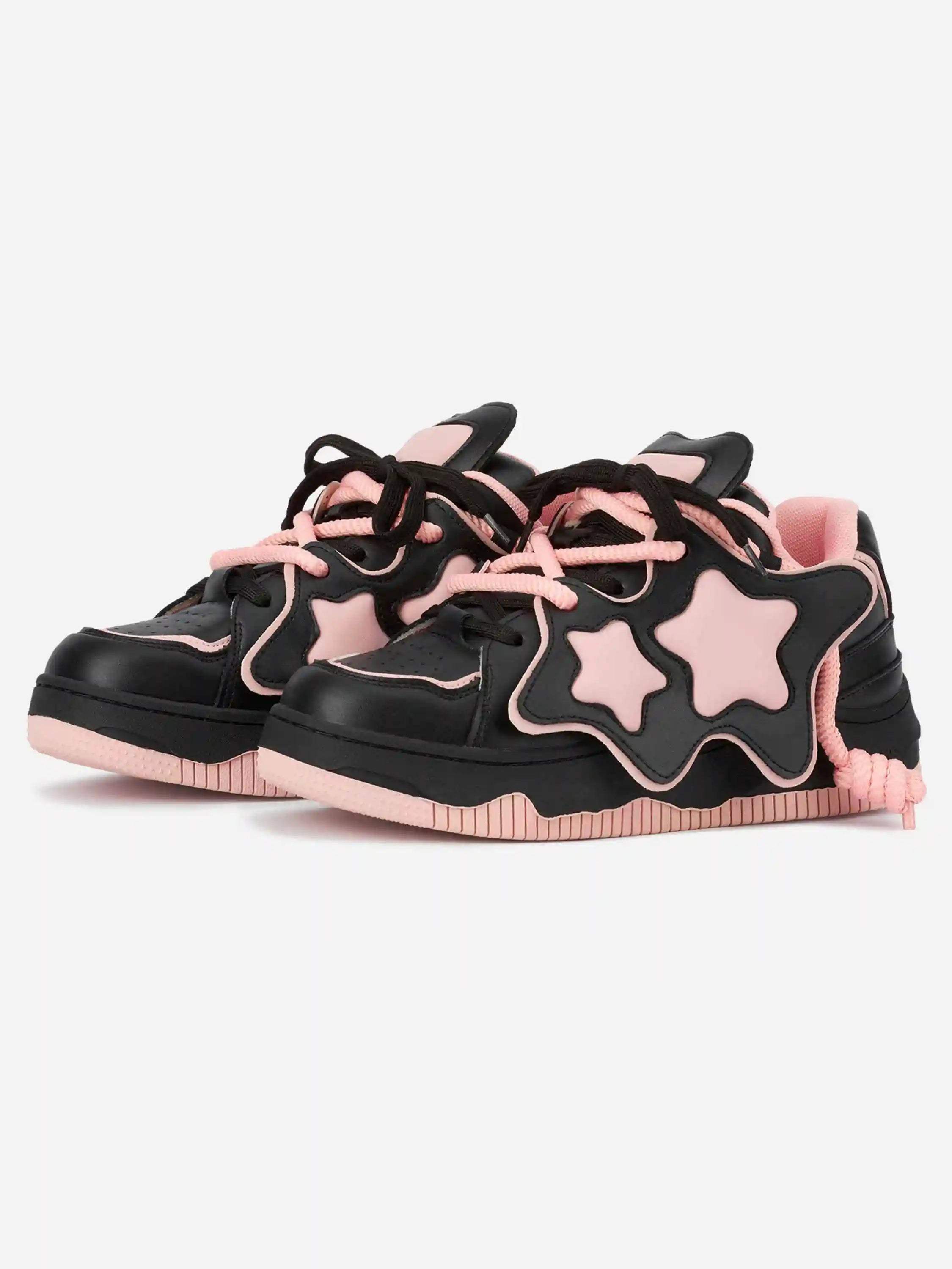 Disguisen Star Thick Bottom Board Shoes Couple