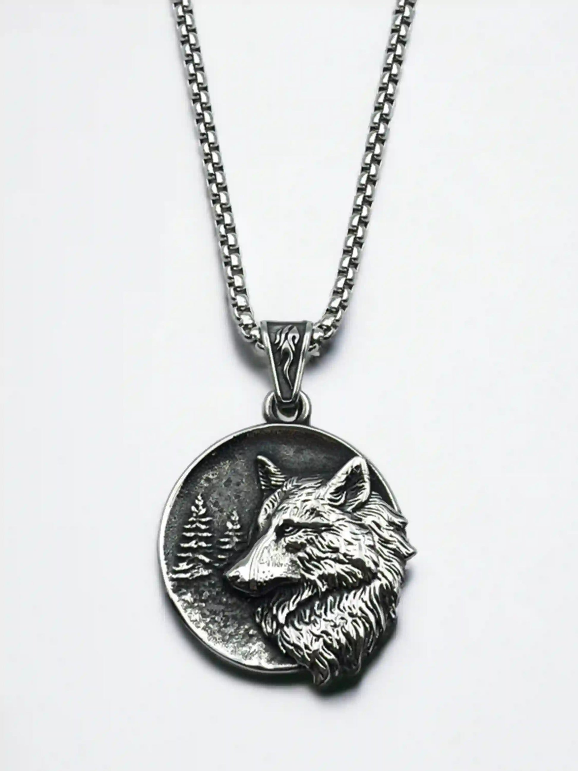Wolf King Pendant Necklace