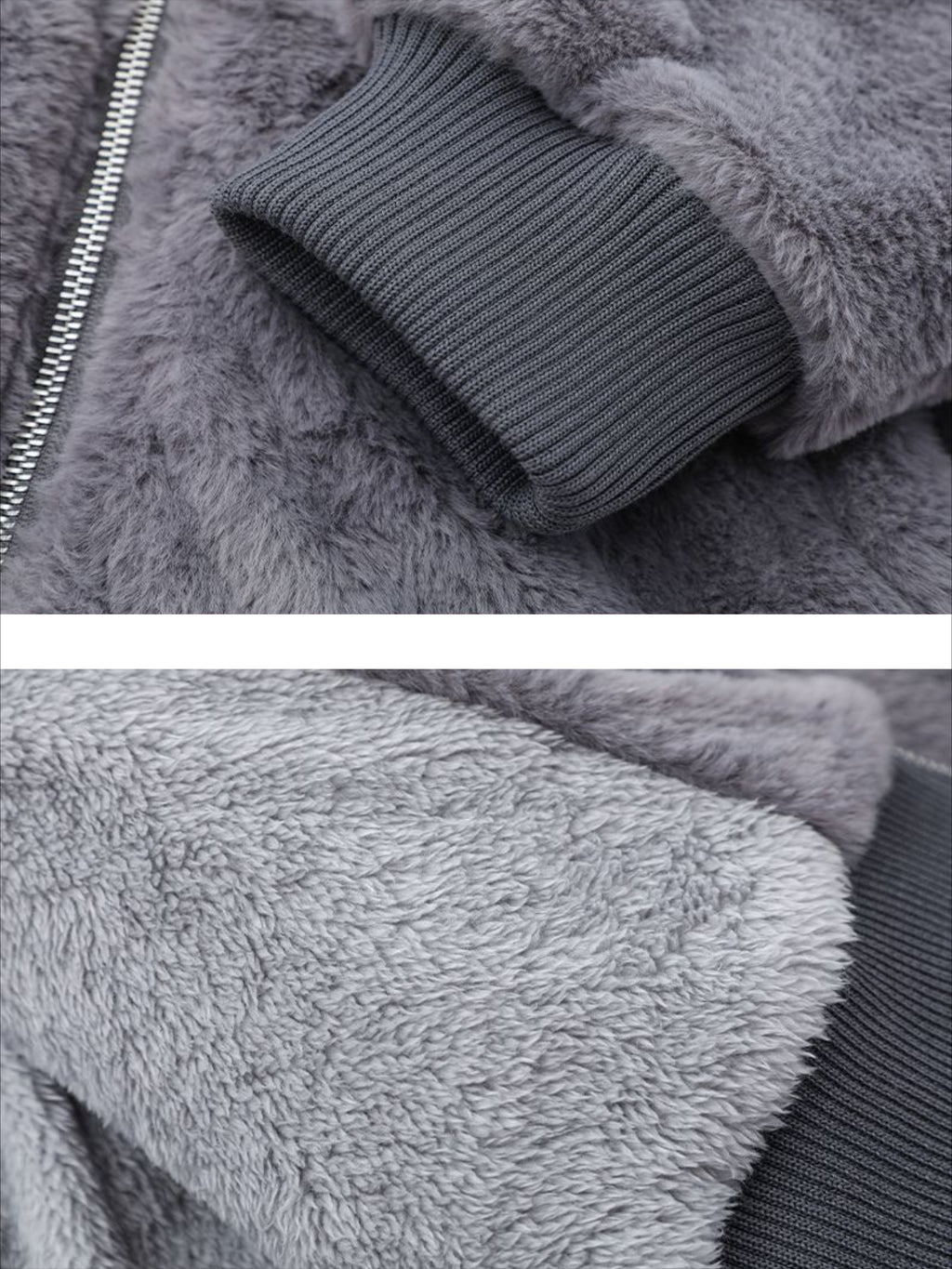 Bunny Ears Plush Hooded Jacket