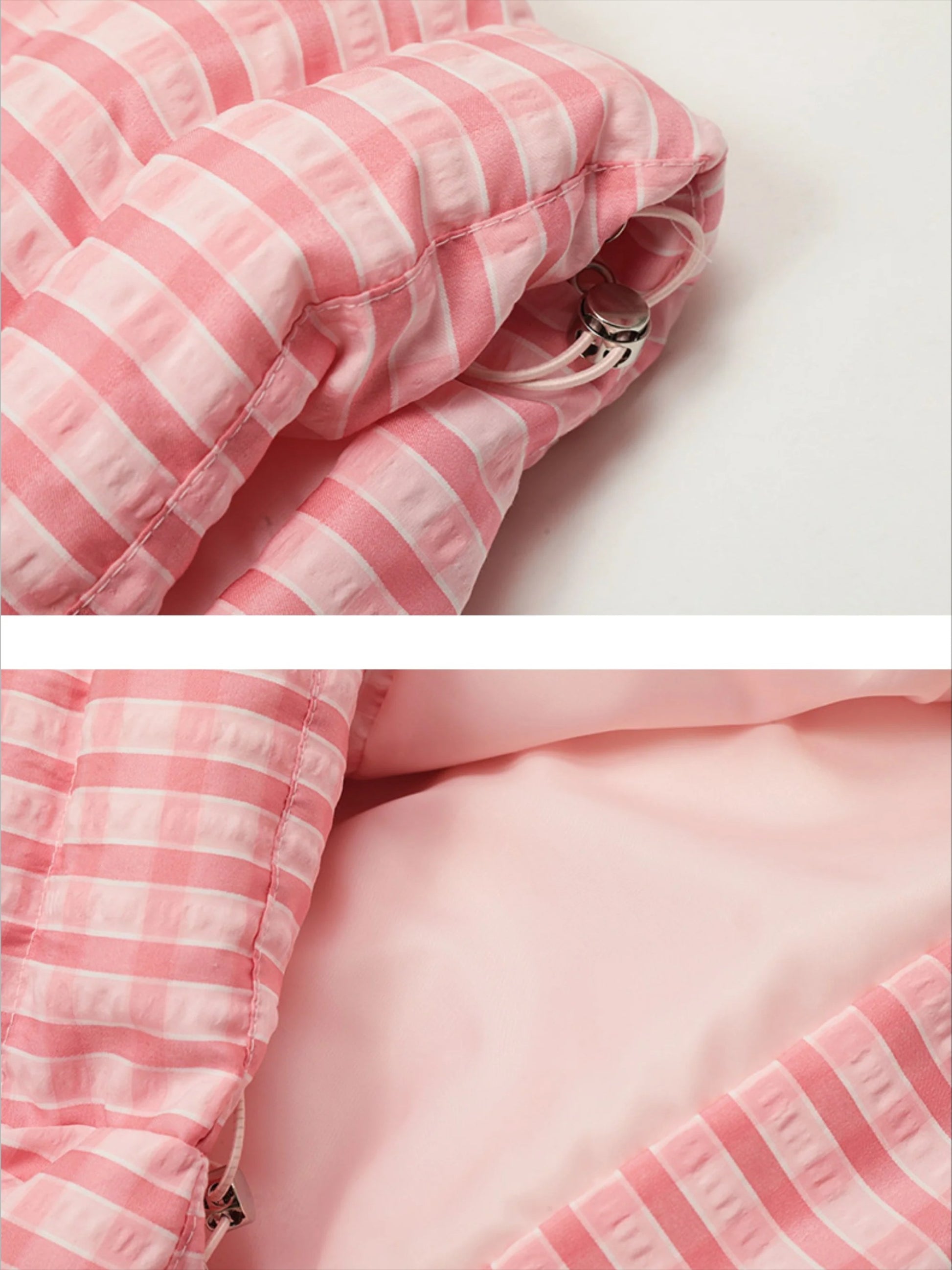 Vinatge Stand-up Collar Plaid Coats