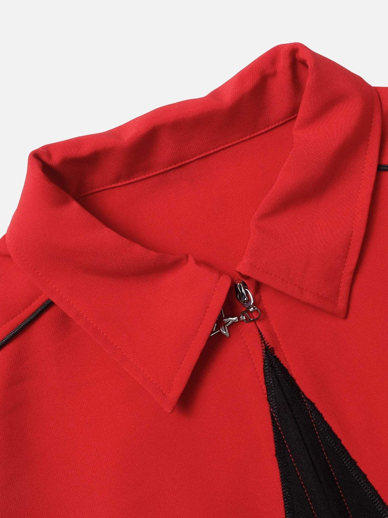 Disguisen Star Zipper Design Shirt-1386