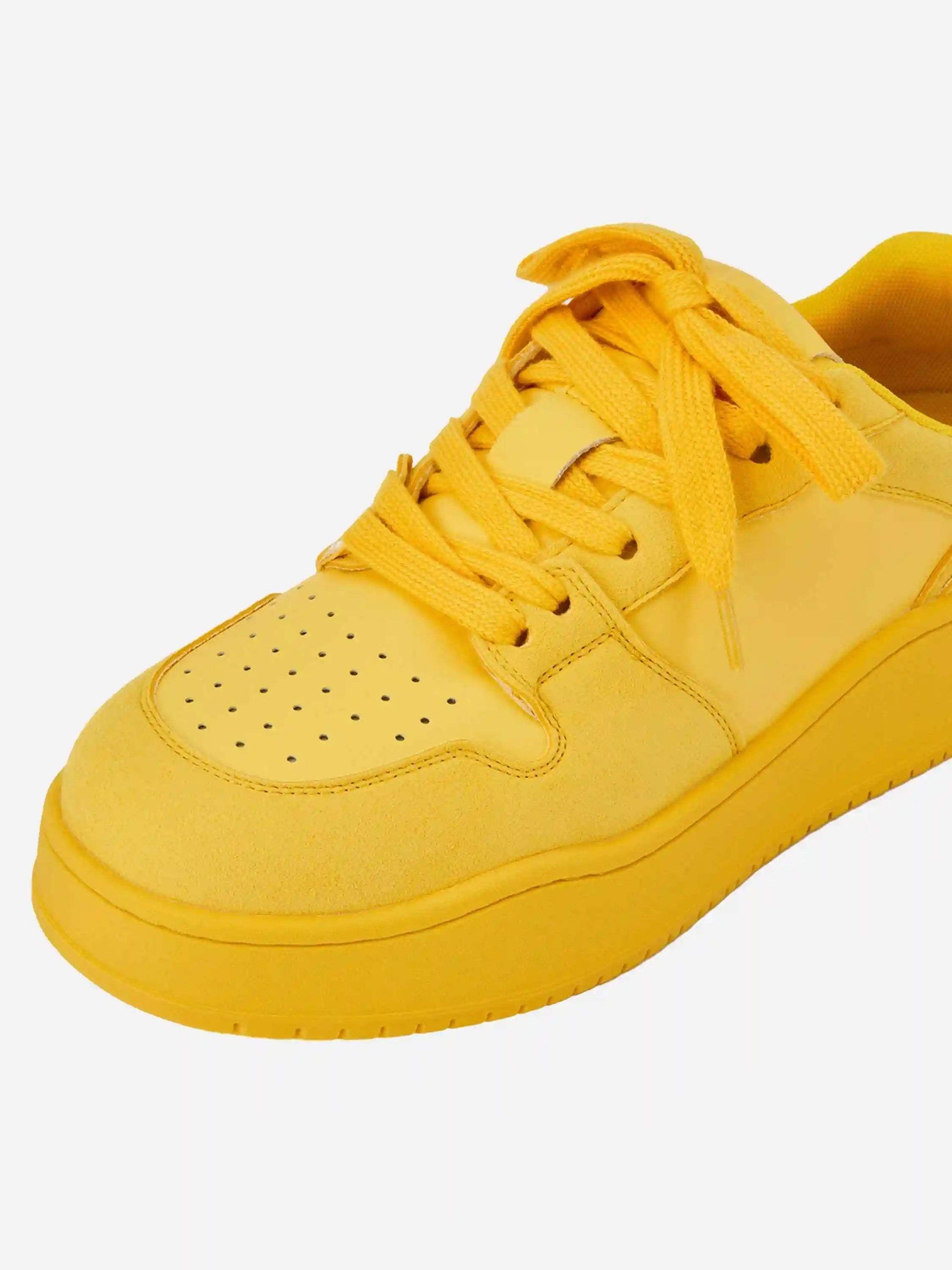Disguisen Breathable Thick Bottom Bread Sports Leisure Street Rap Sneakers
