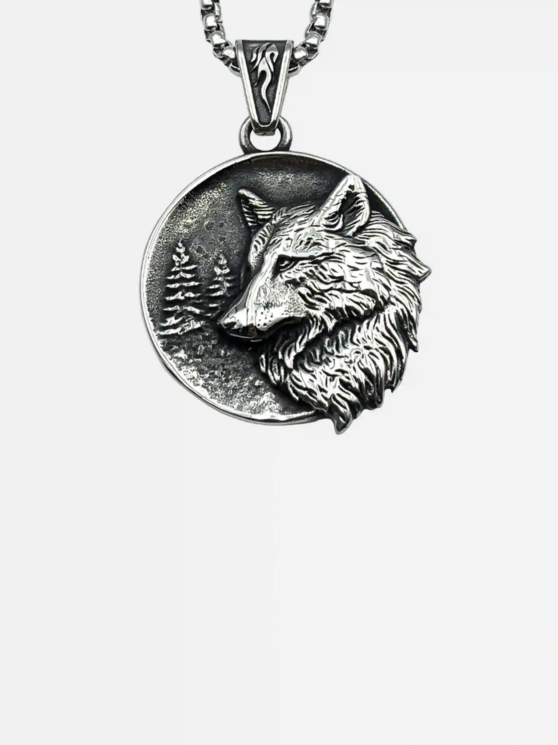 Wolf King Pendant Necklace
