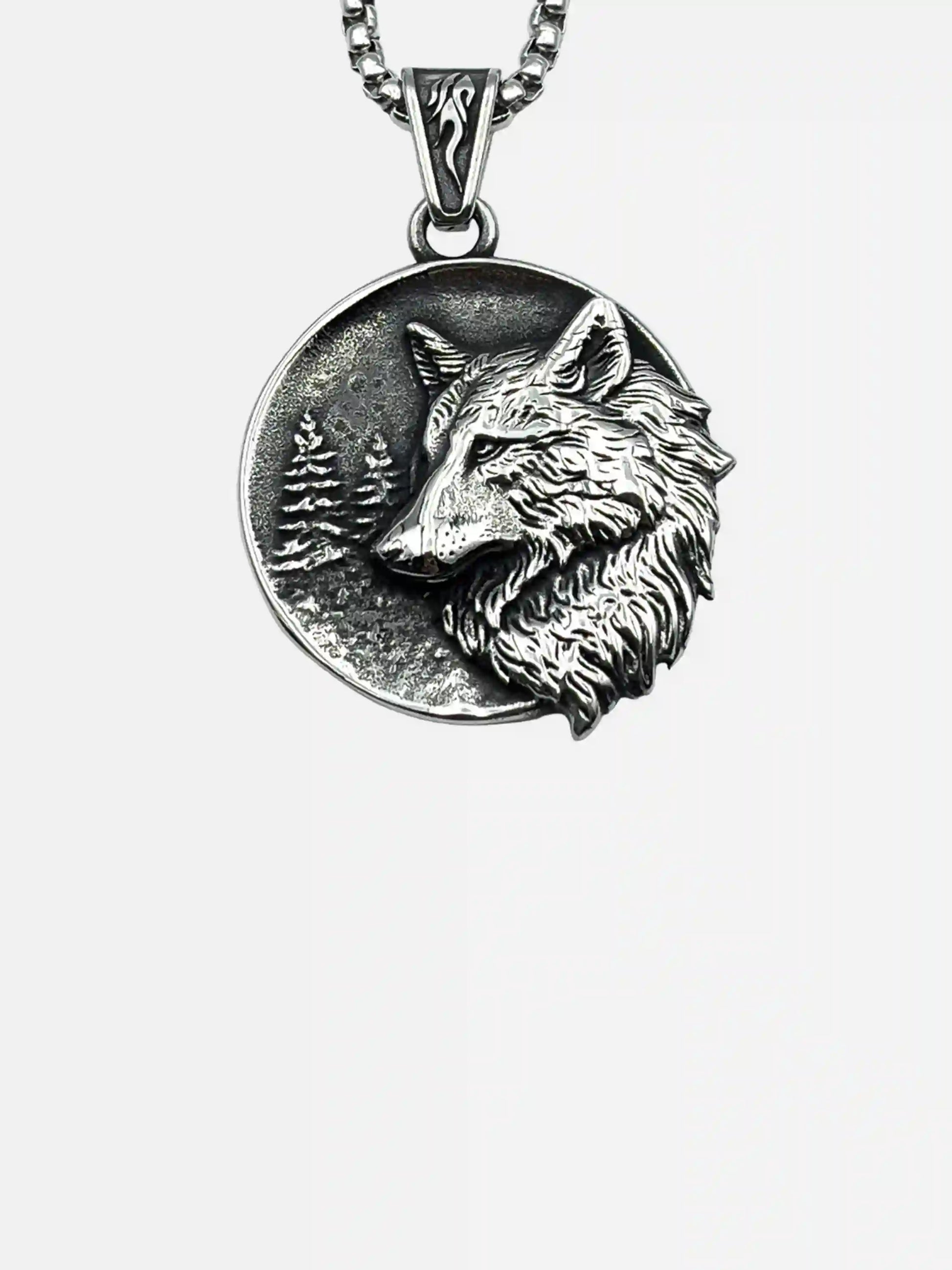 Wolf King Pendant Necklace