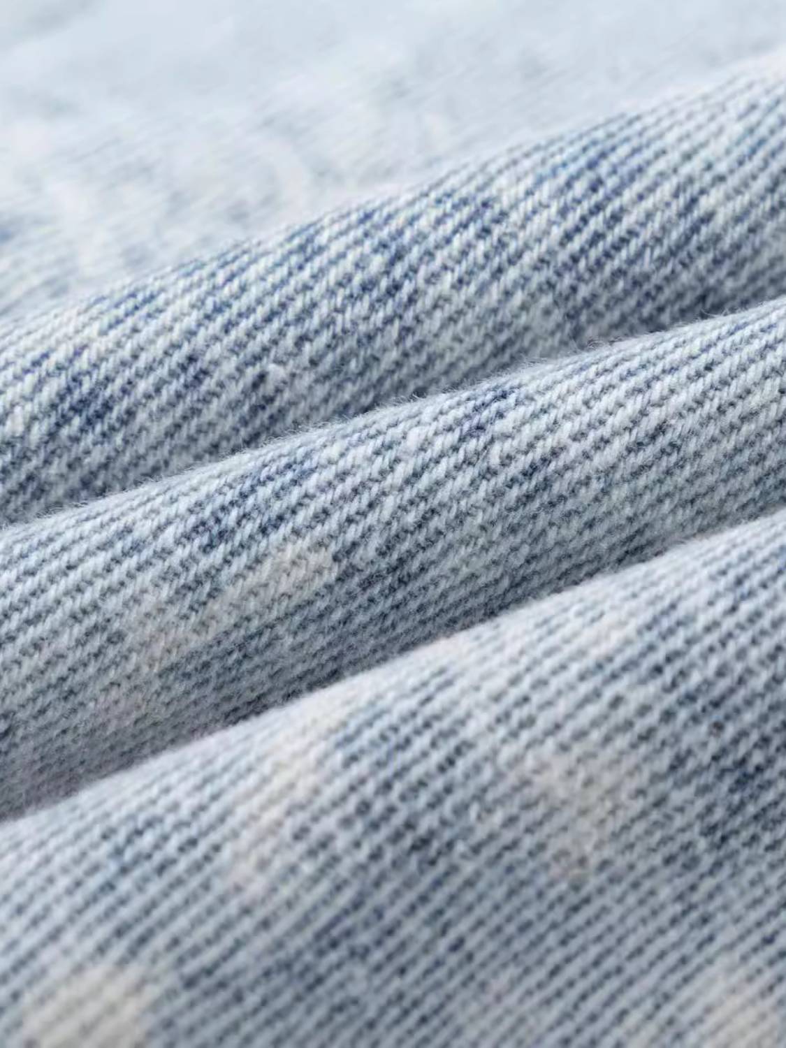 Vintage Washed Striped Jeans