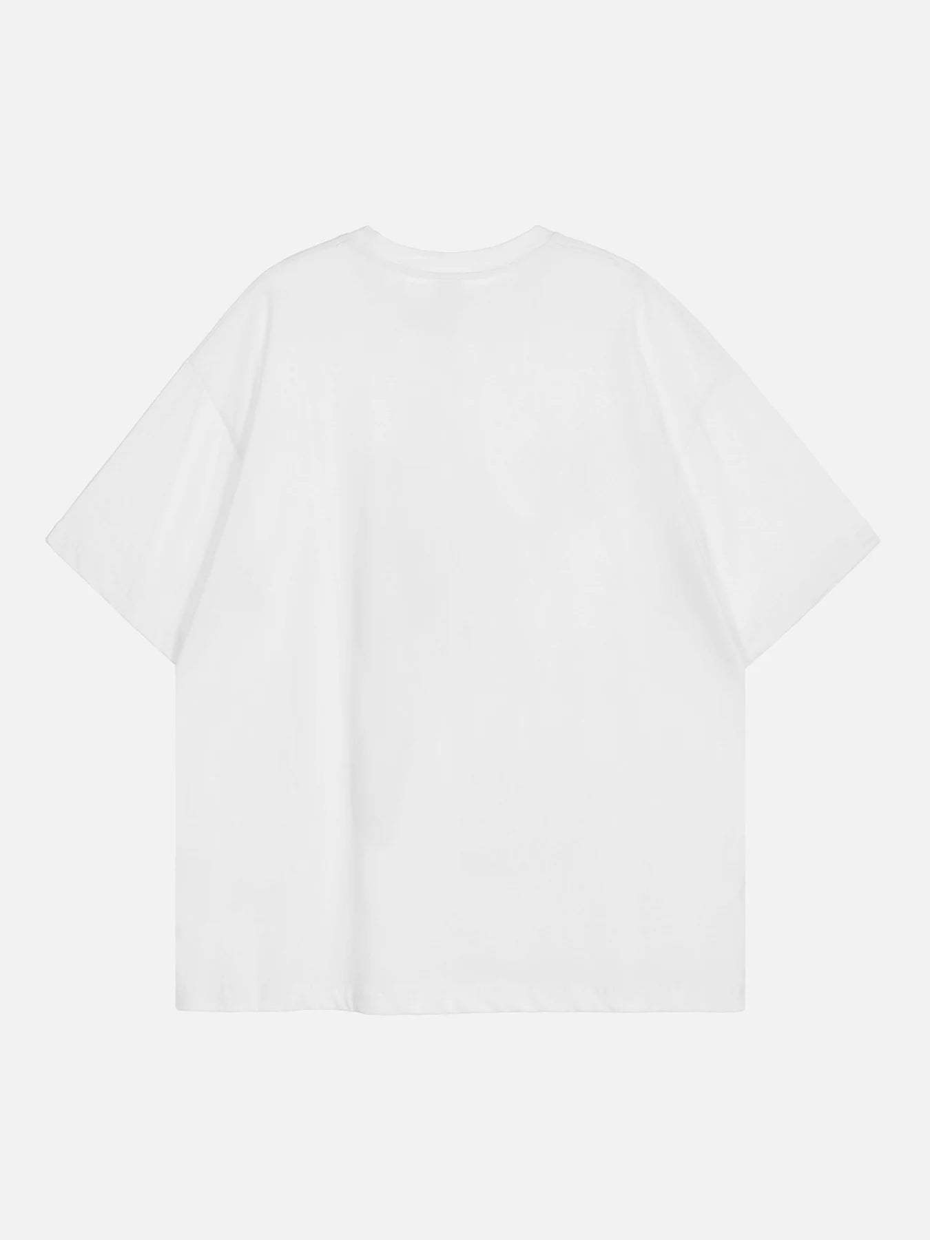 Disguisen American Trends Print T-Shirt-0908