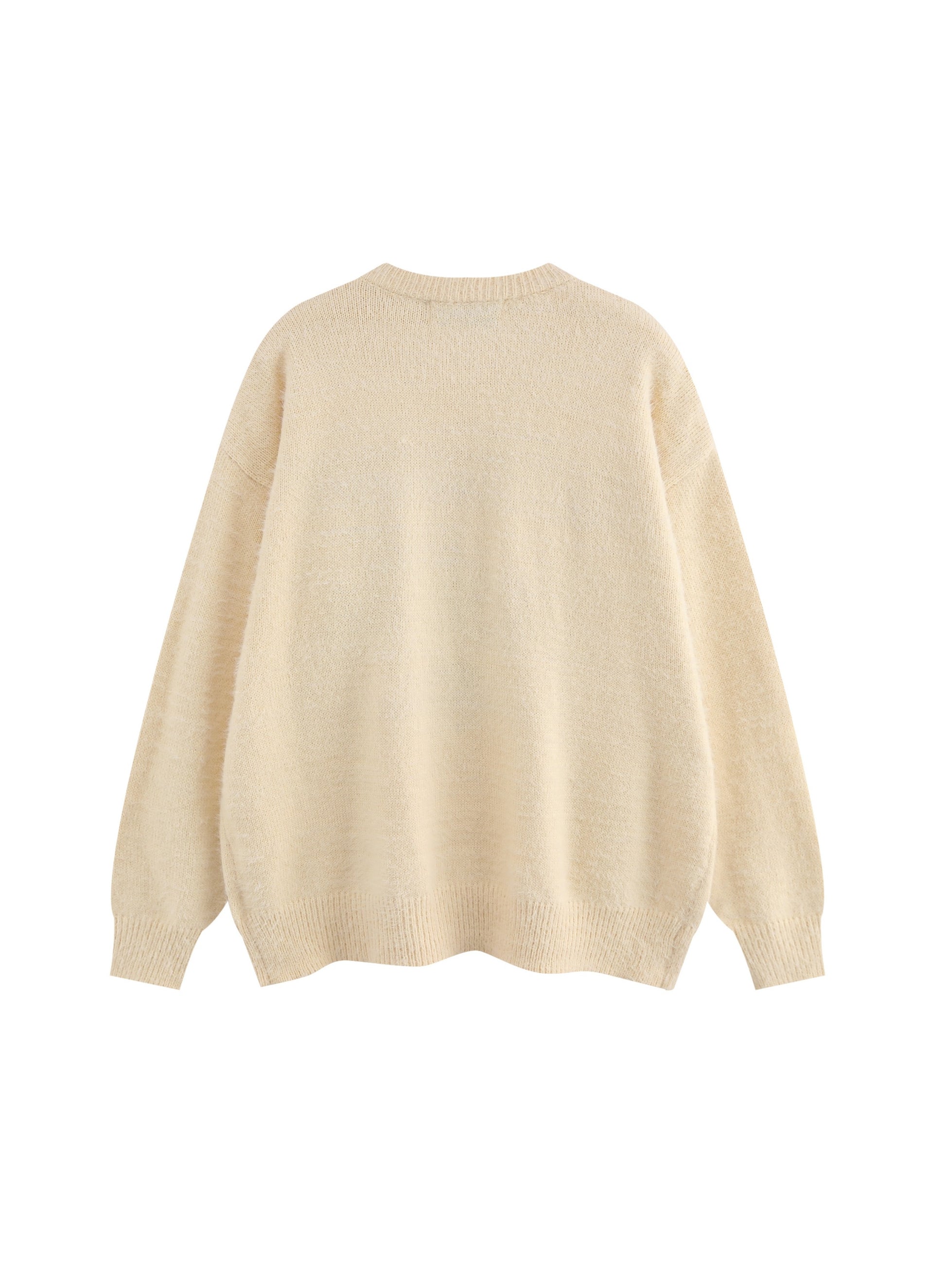 Vinatge Cartoon Dog Cleanfit Sweater