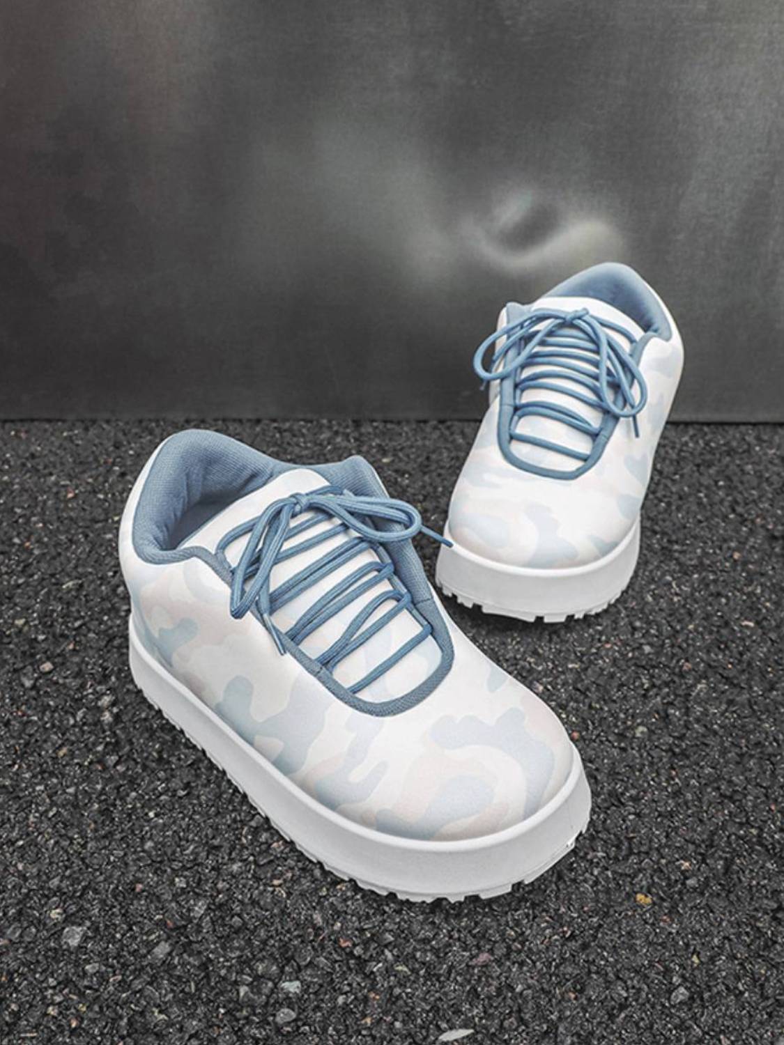 Camouflage Thick-soled Breadboard Shoes