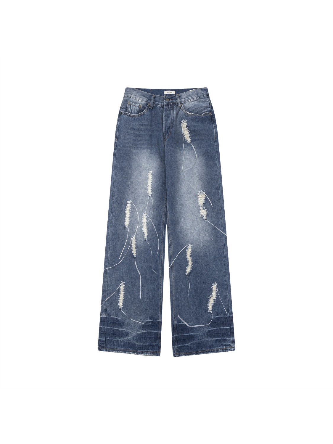 Straw Fringe Jeans