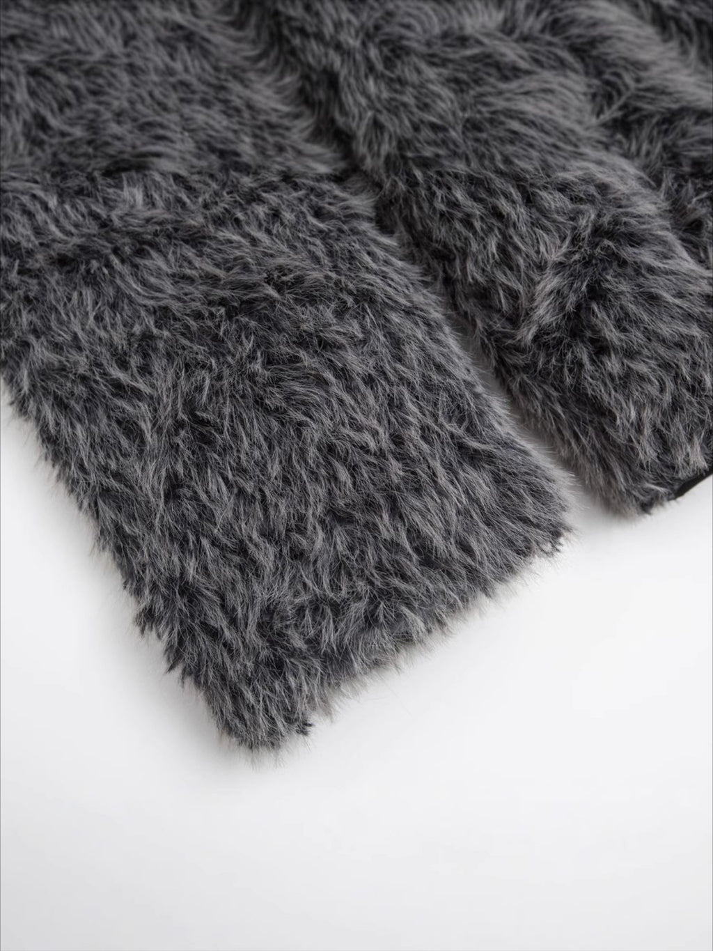 Fur Collar Plush Quilted Hooded Jacket