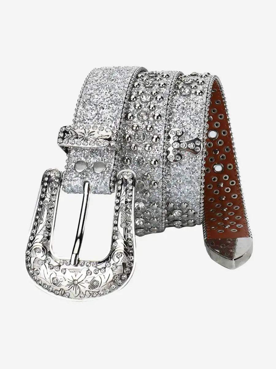 Disguisen Studded Rhinestone Belt