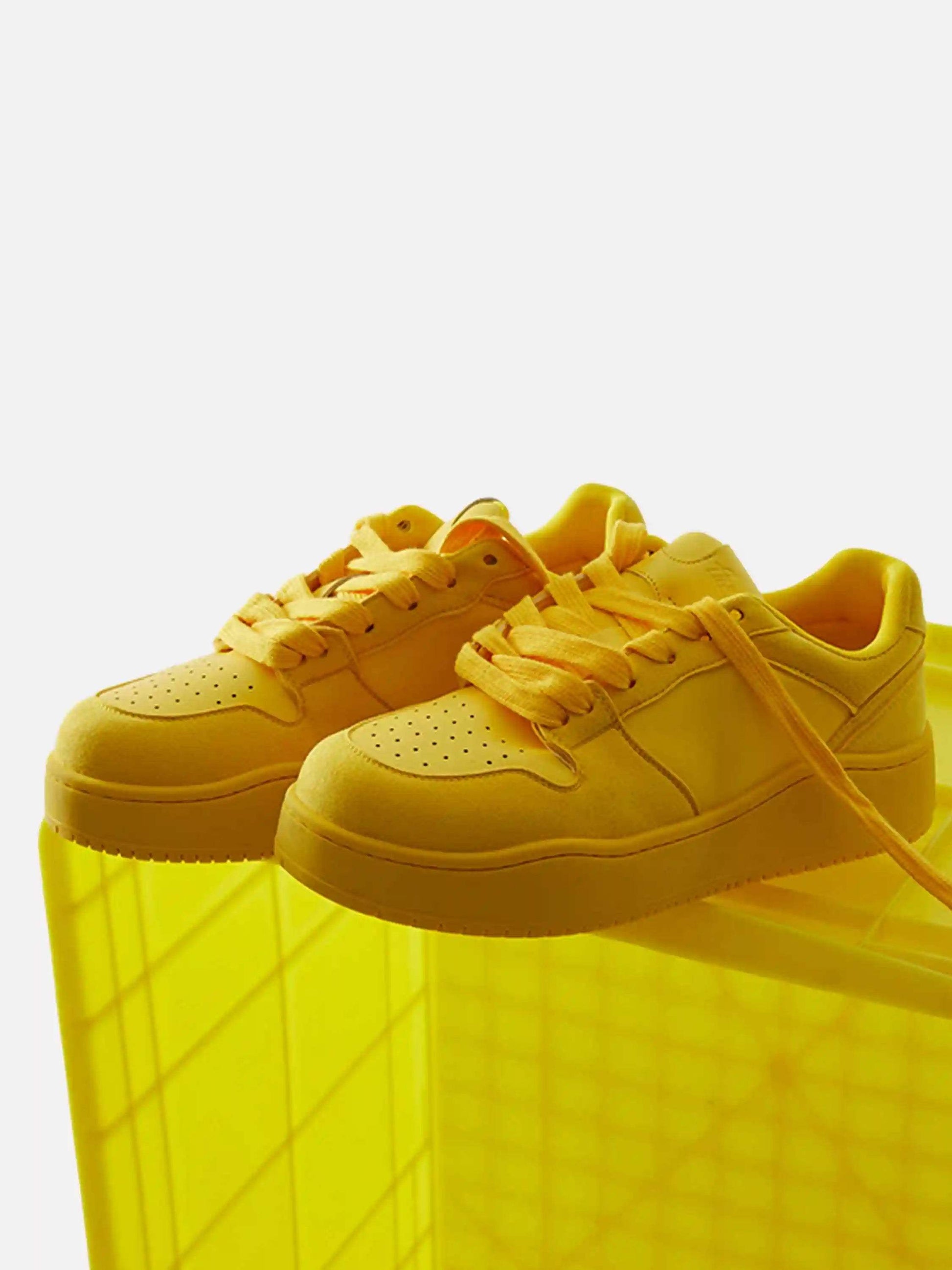 Disguisen Breathable Thick Bottom Bread Sports Leisure Street Rap Sneakers