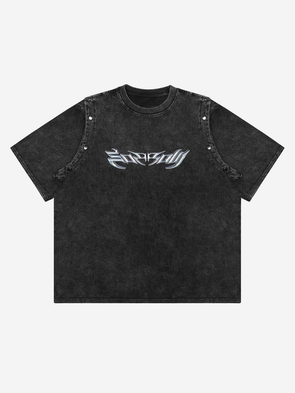 Disguisen Punk Personality Alphabet T-shirt