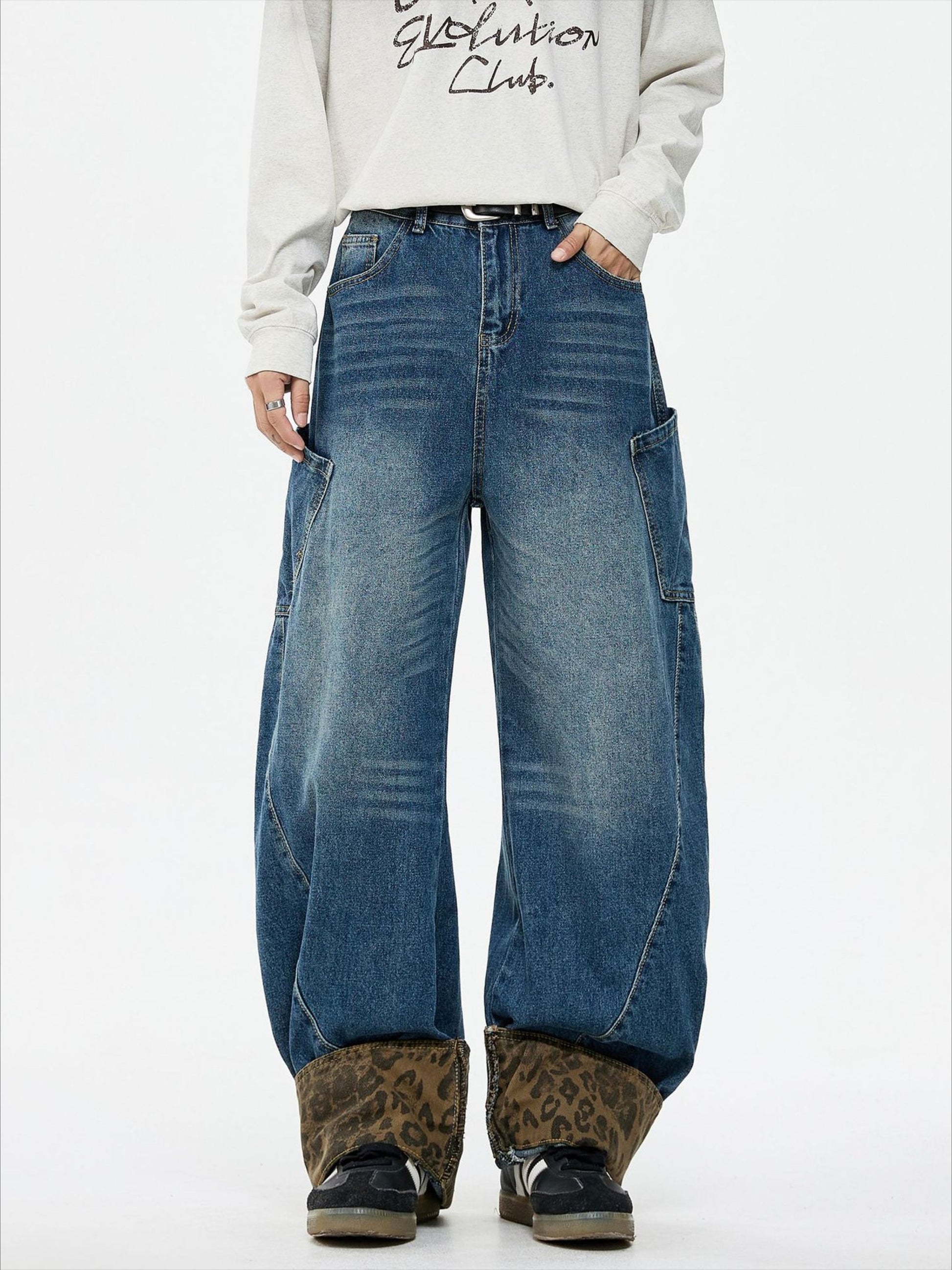 Vintage Leopard Jeans