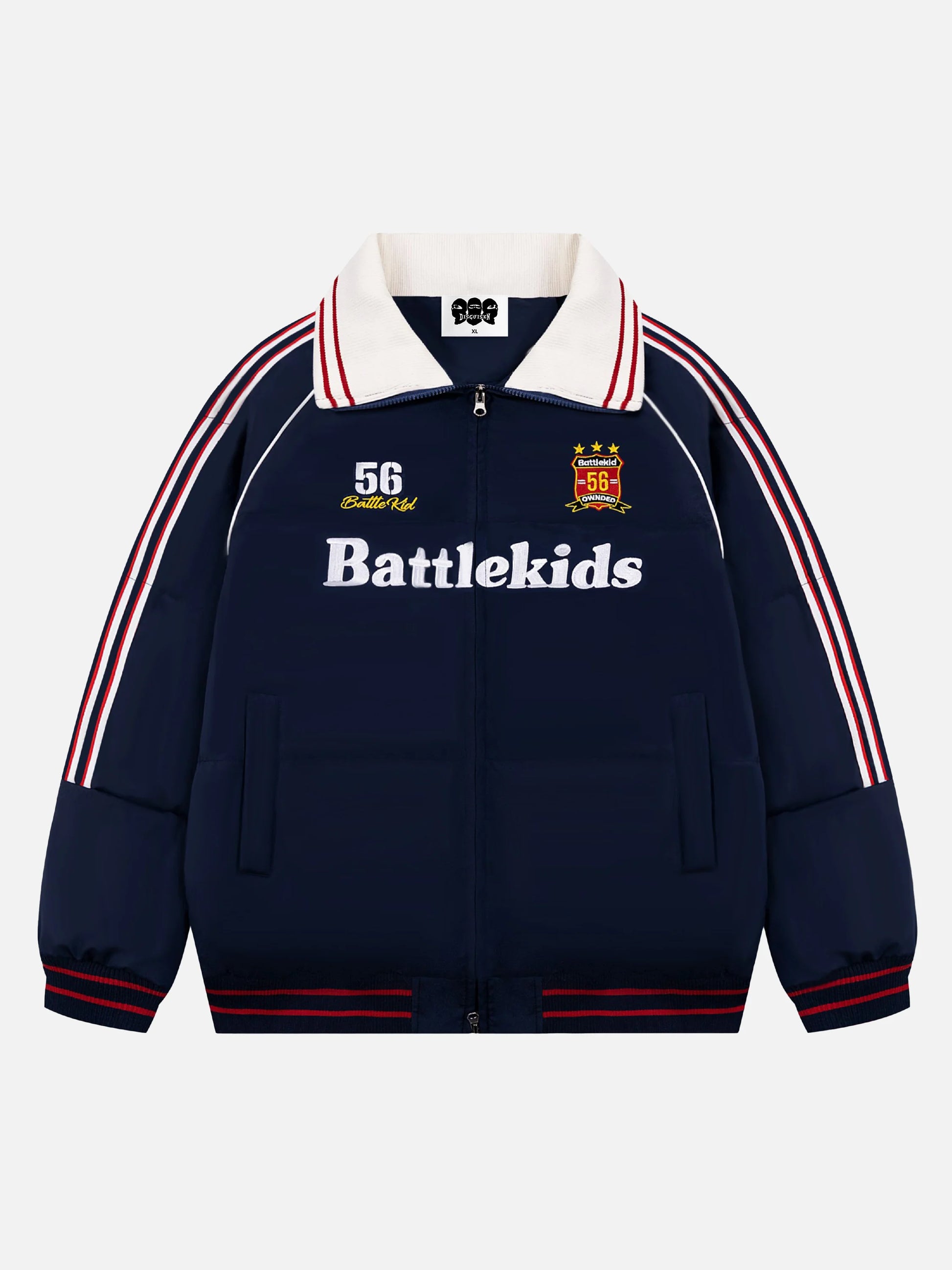 Preppy Style POLO Stand Collar Jacket