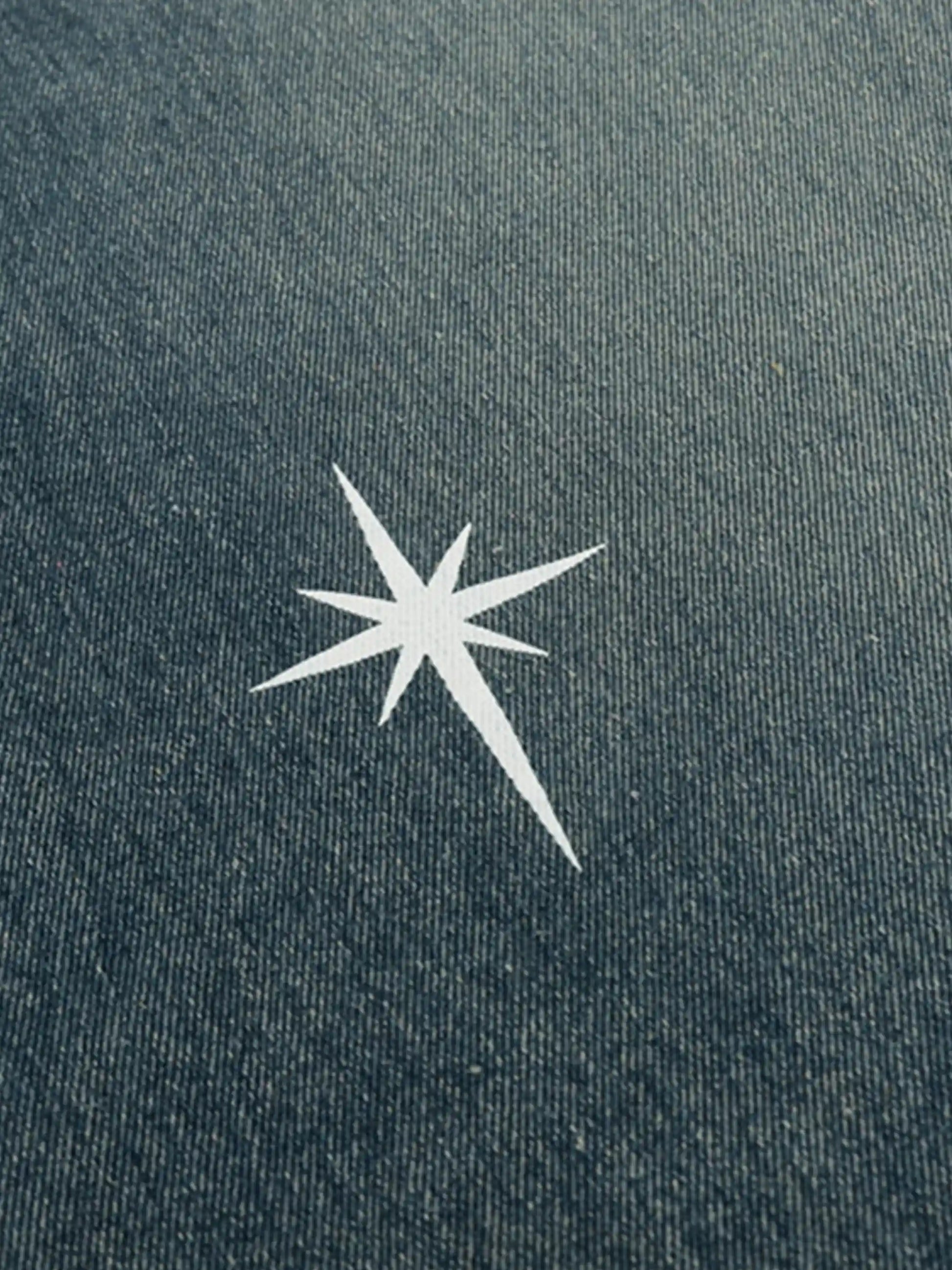 Polaris Print Washed Straight Jeans